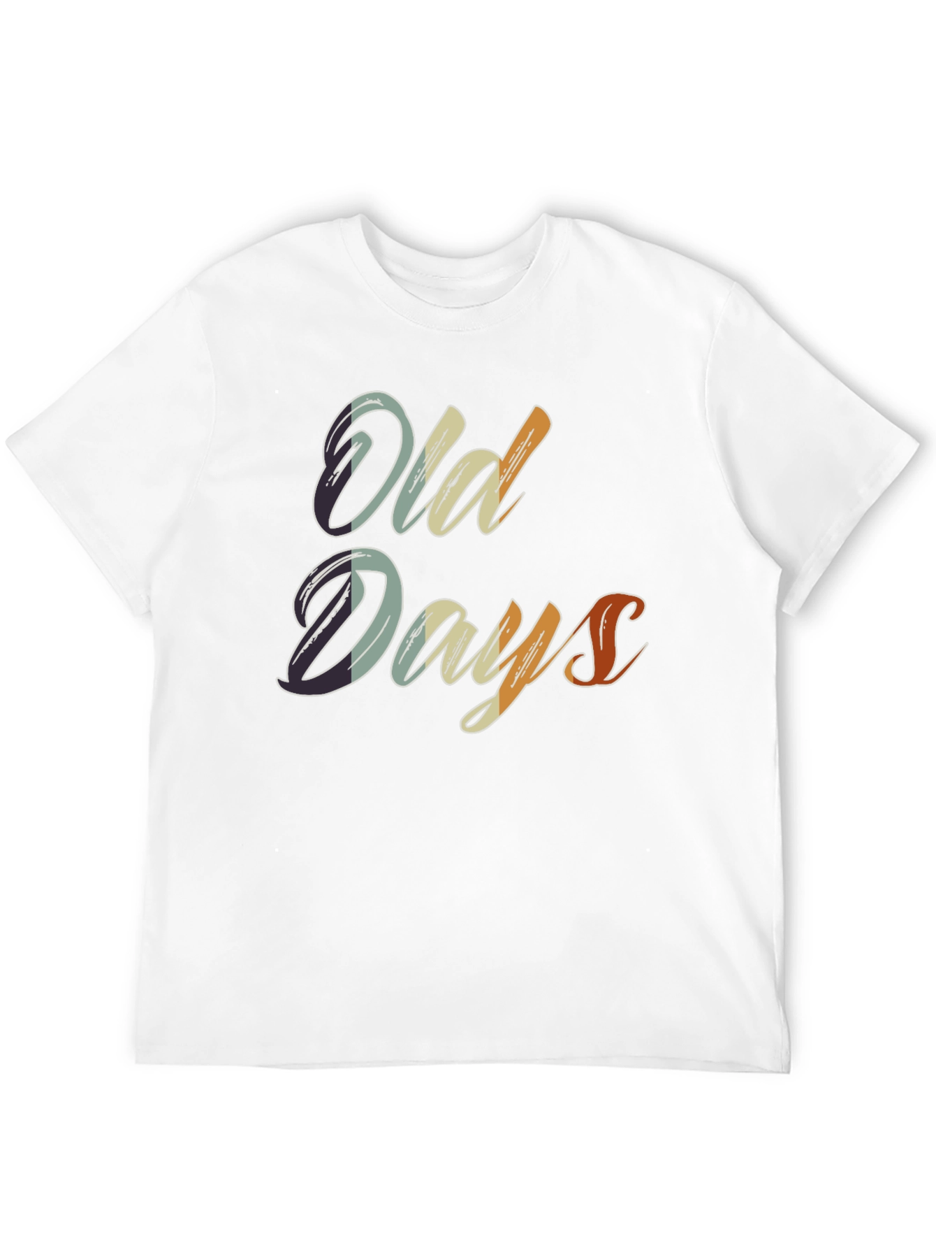 Retro Old Days Graphic T-Shirt