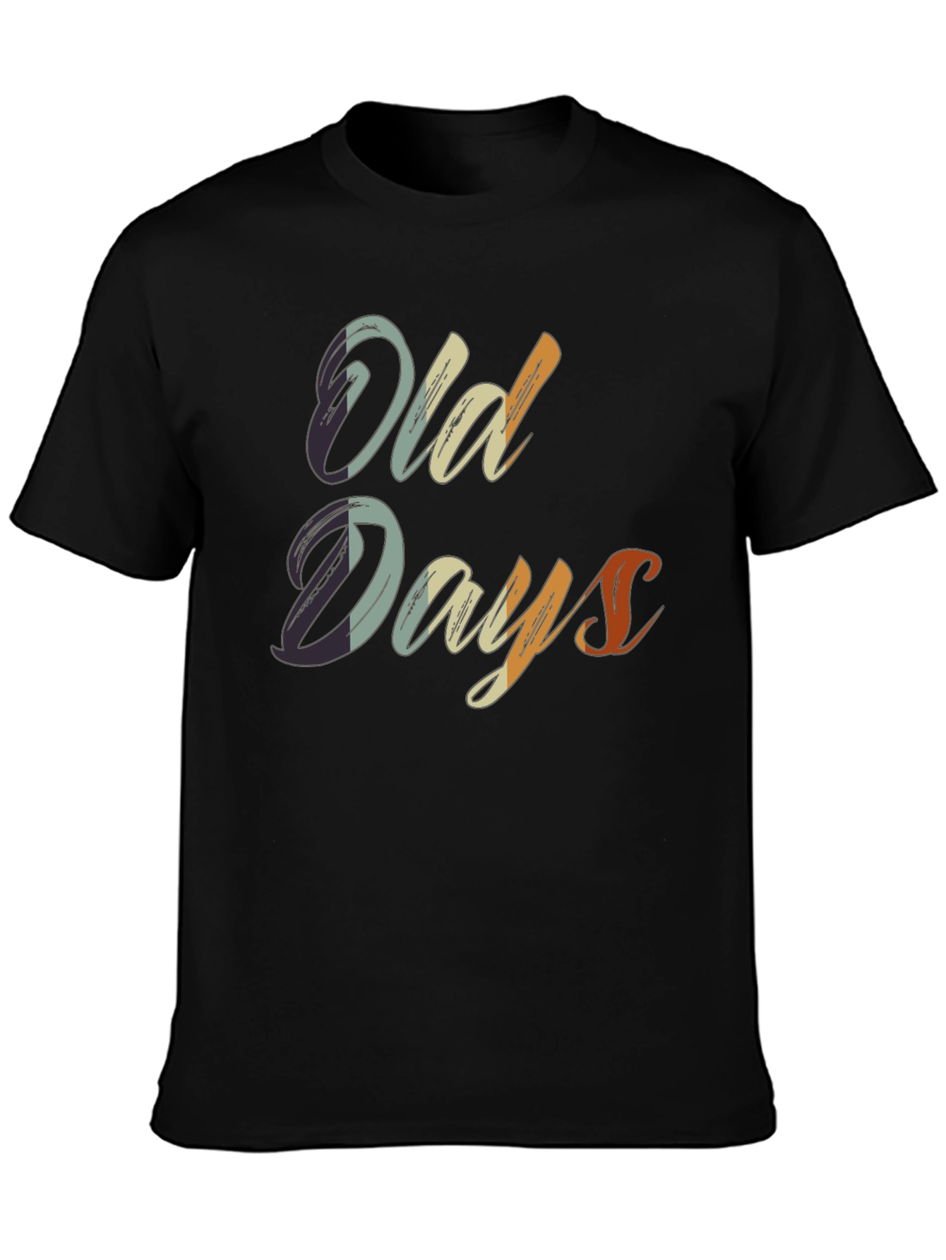 Retro Old Days Graphic T-Shirt