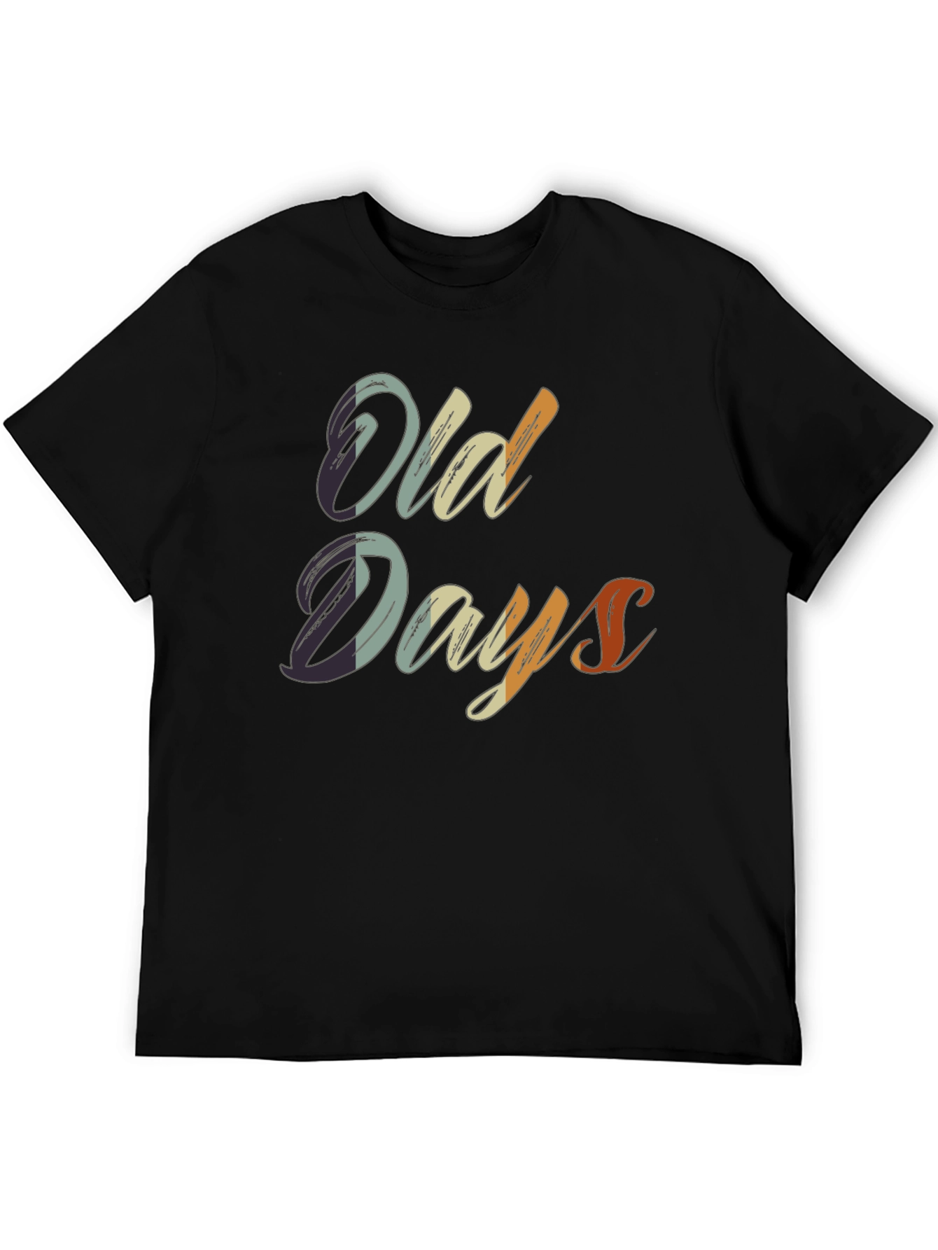 Retro Old Days Graphic T-Shirt