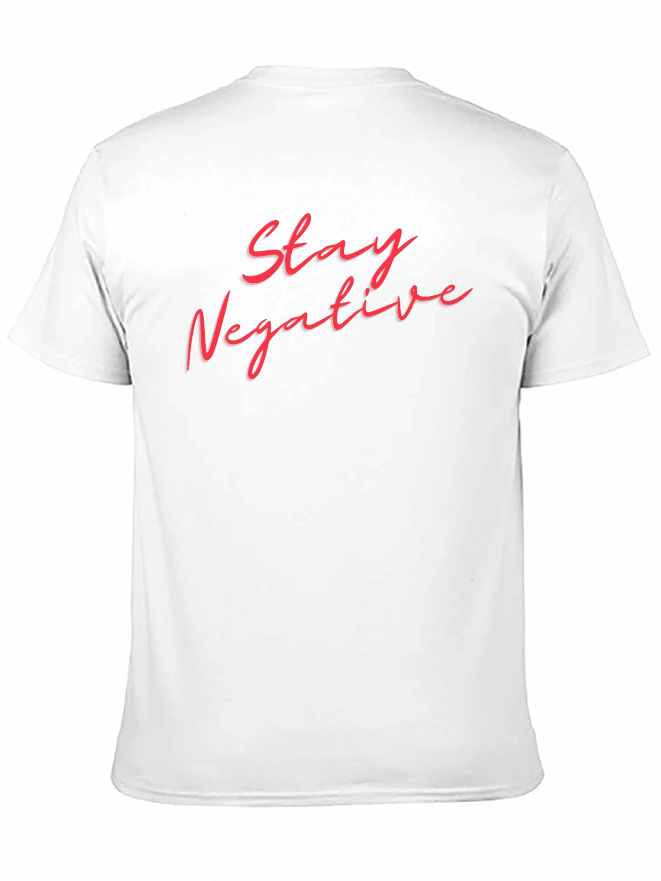 Stay Negative Graphic T-Shirt - Black