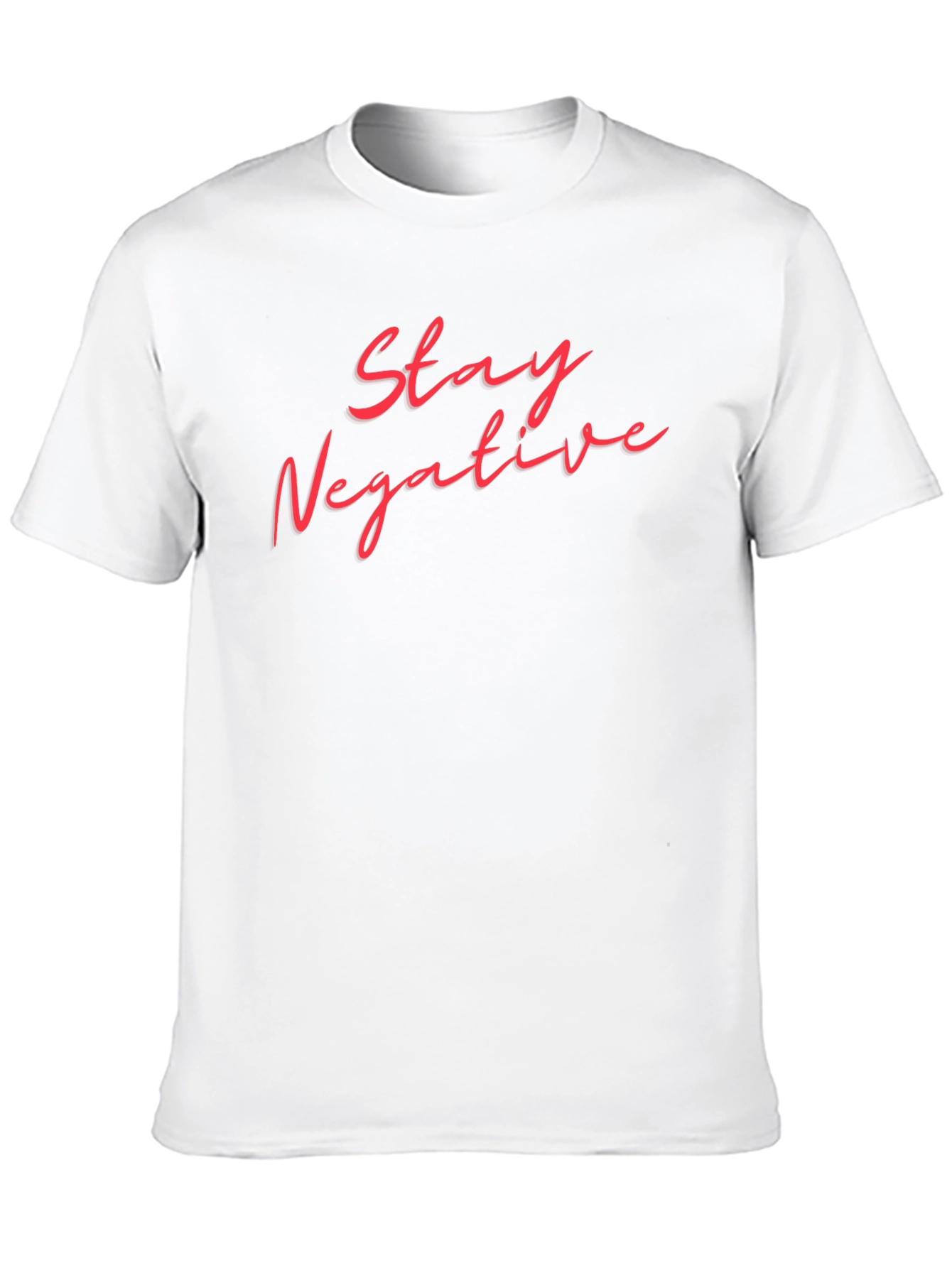Stay Negative Graphic T-Shirt - Black