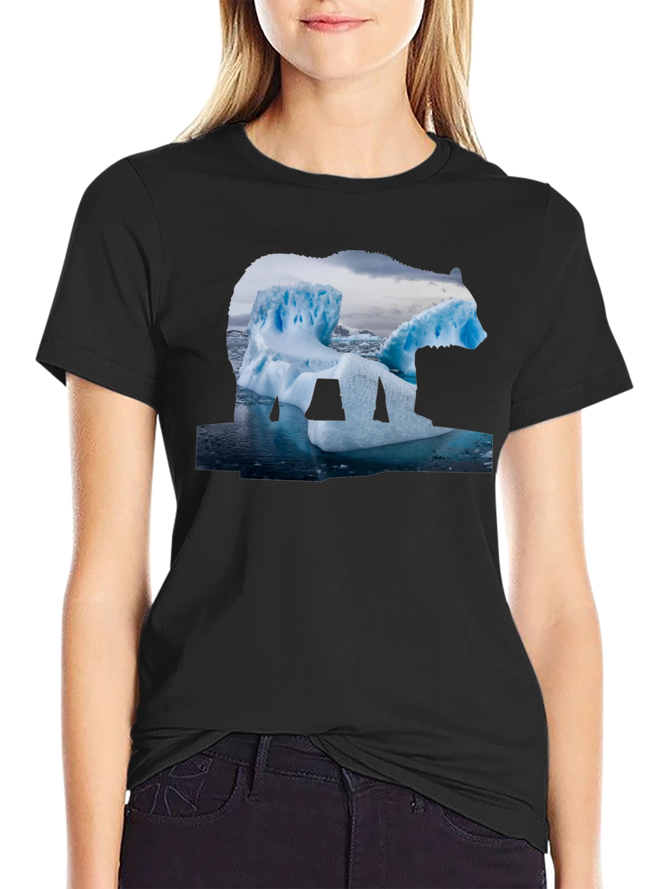 Polar Bear Iceberg Graphic T-Shirt
