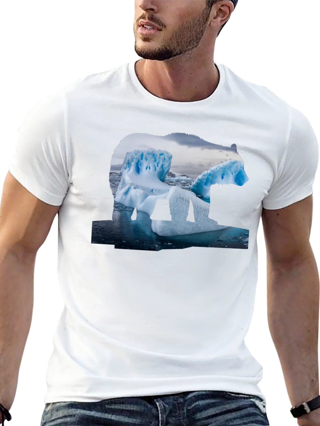 Polar Bear Iceberg Graphic T-Shirt