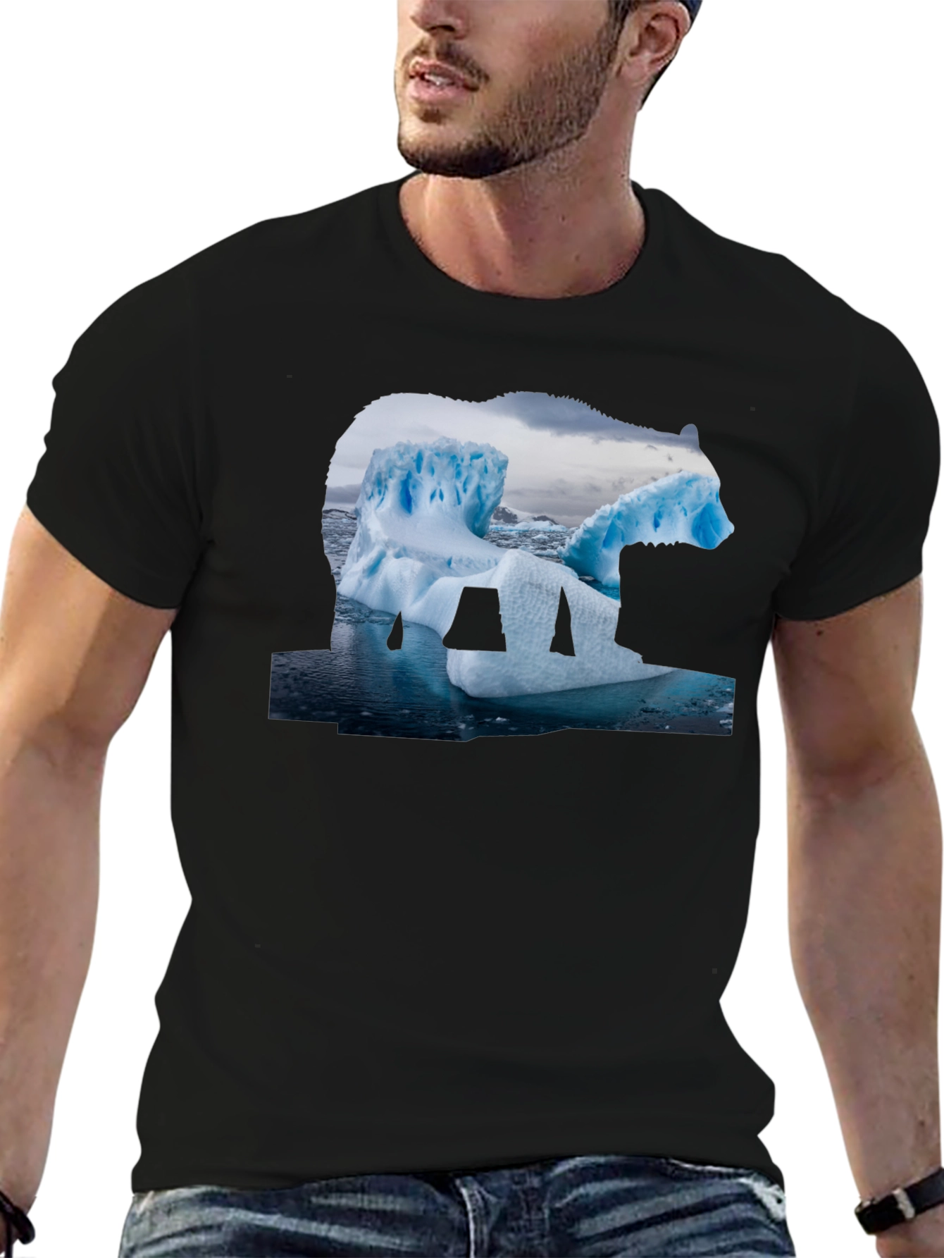 Polar Bear Iceberg Graphic T-Shirt
