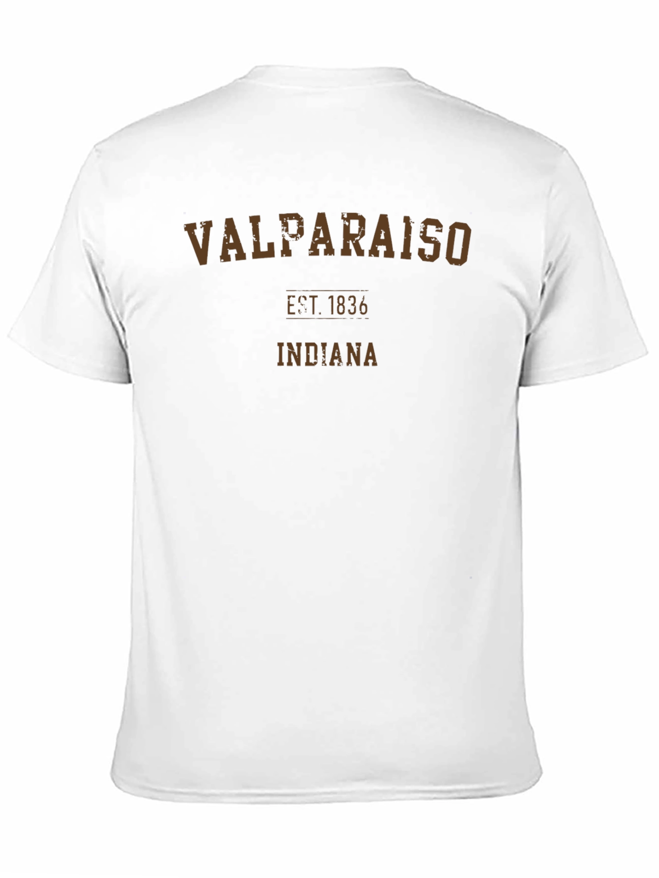 Valparaiso Indiana Est. 1836 Black T-Shirt