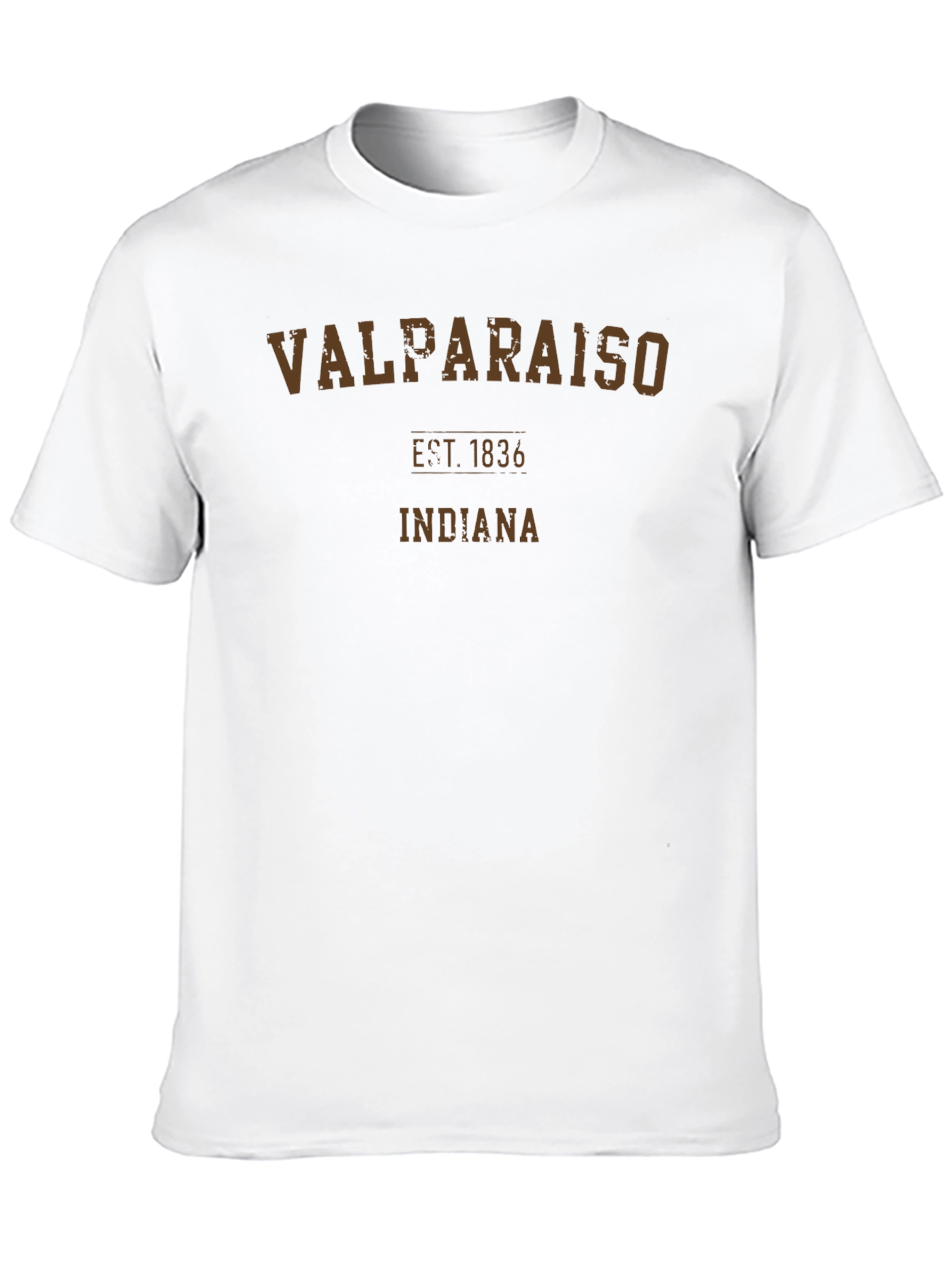 Valparaiso Indiana Est. 1836 Black T-Shirt