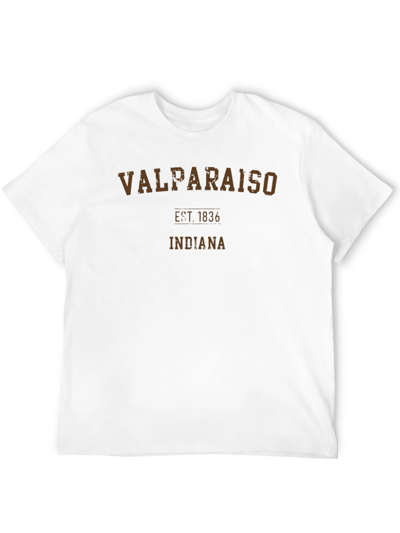 Valparaiso Indiana Est. 1836 Black T-Shirt
