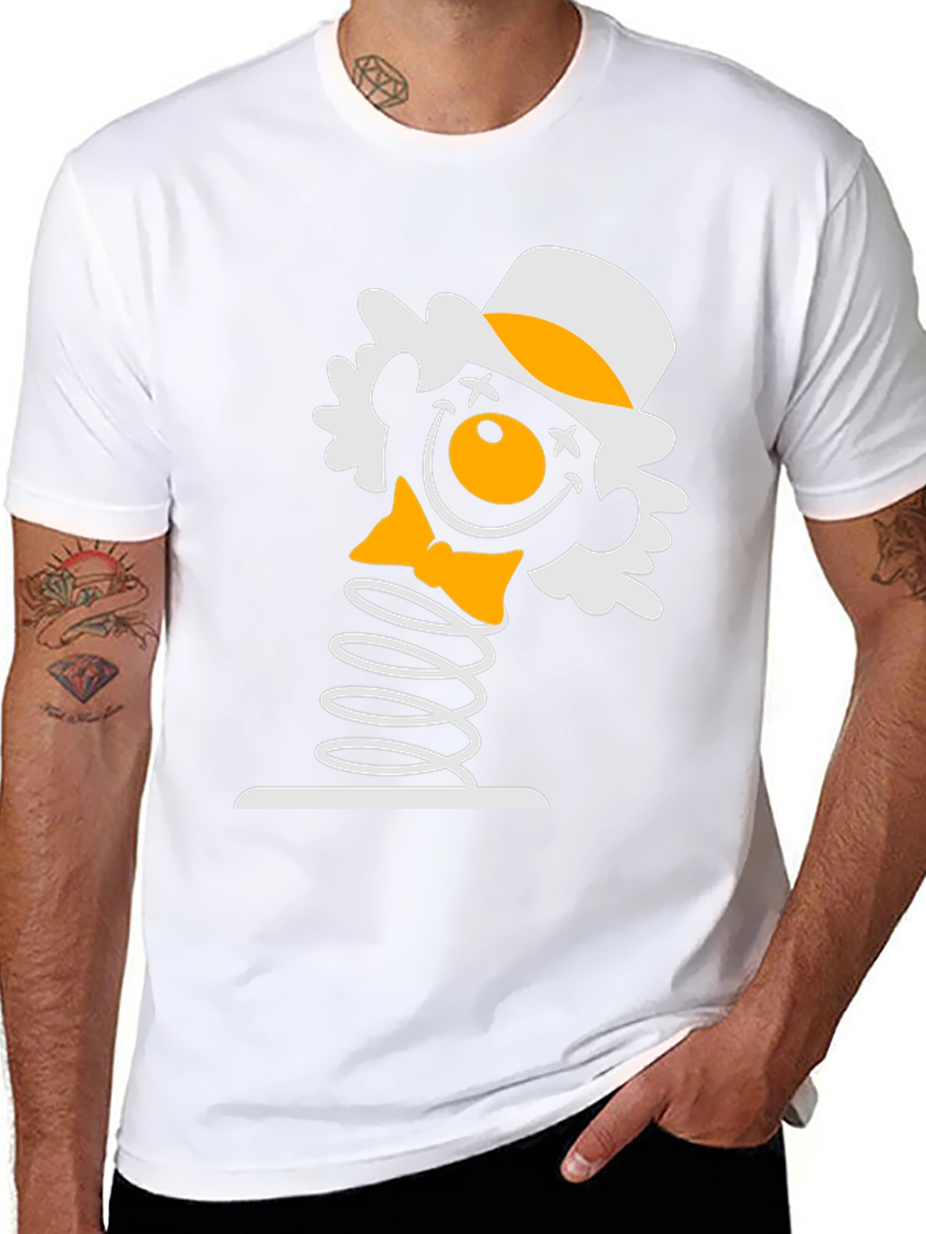 Clown in a Box Graphic T-Shirt