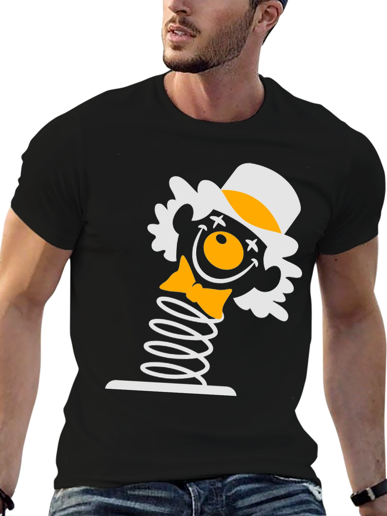 Clown in a Box Graphic T-Shirt