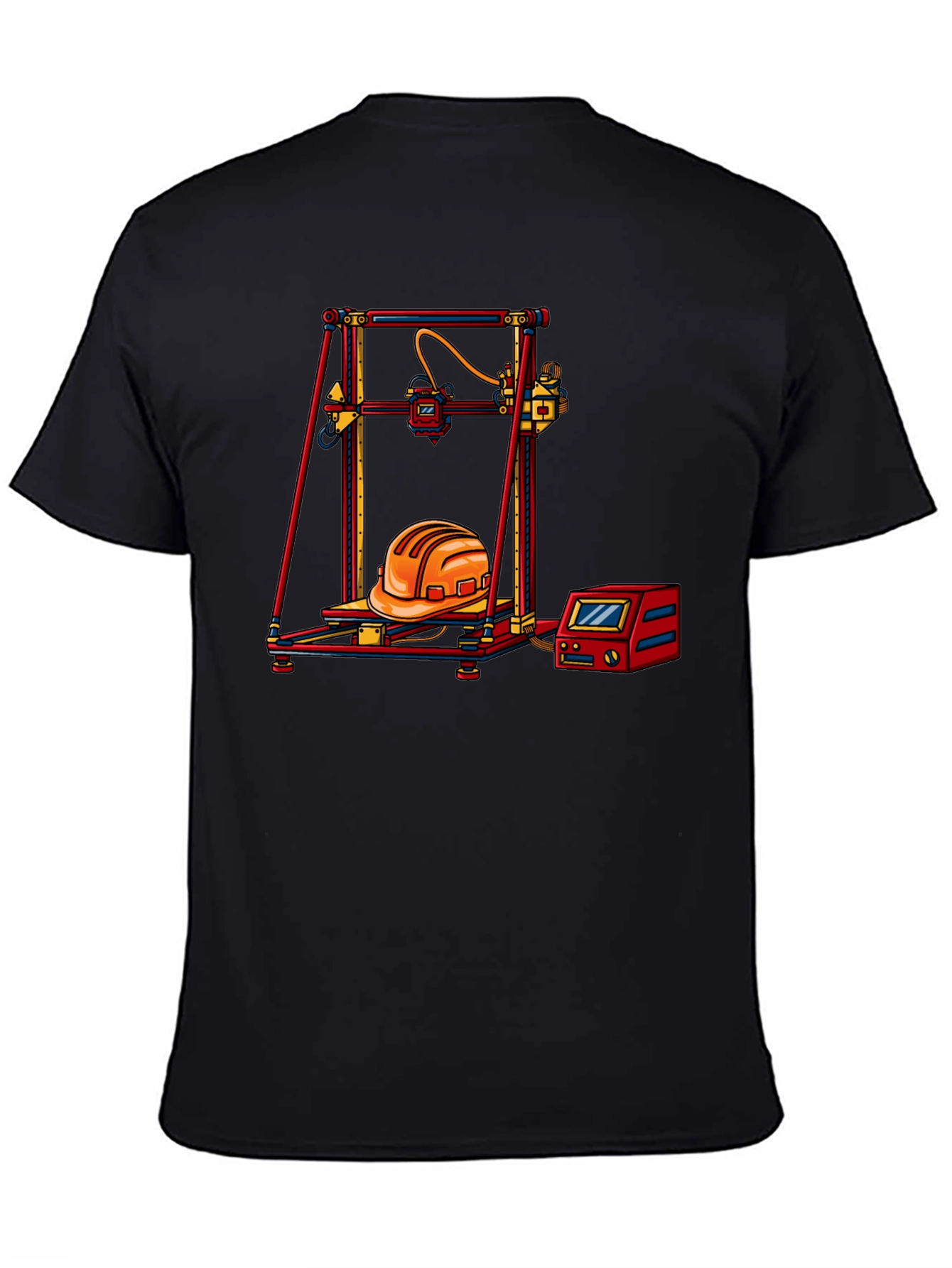 3D Printing Hard Hat Graphic Tee