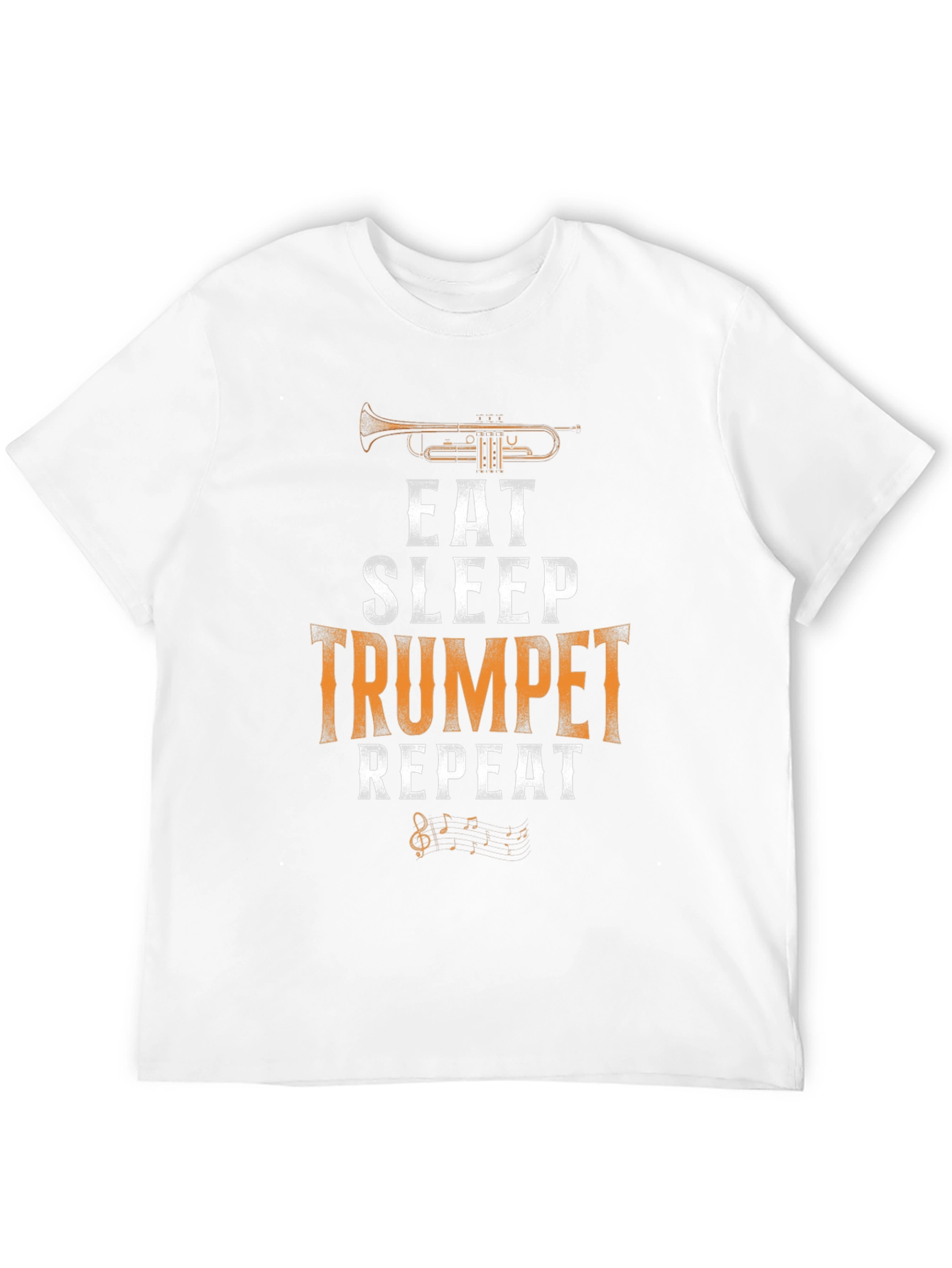 Eat Sleep Trumpet Repeat Graphic Tee