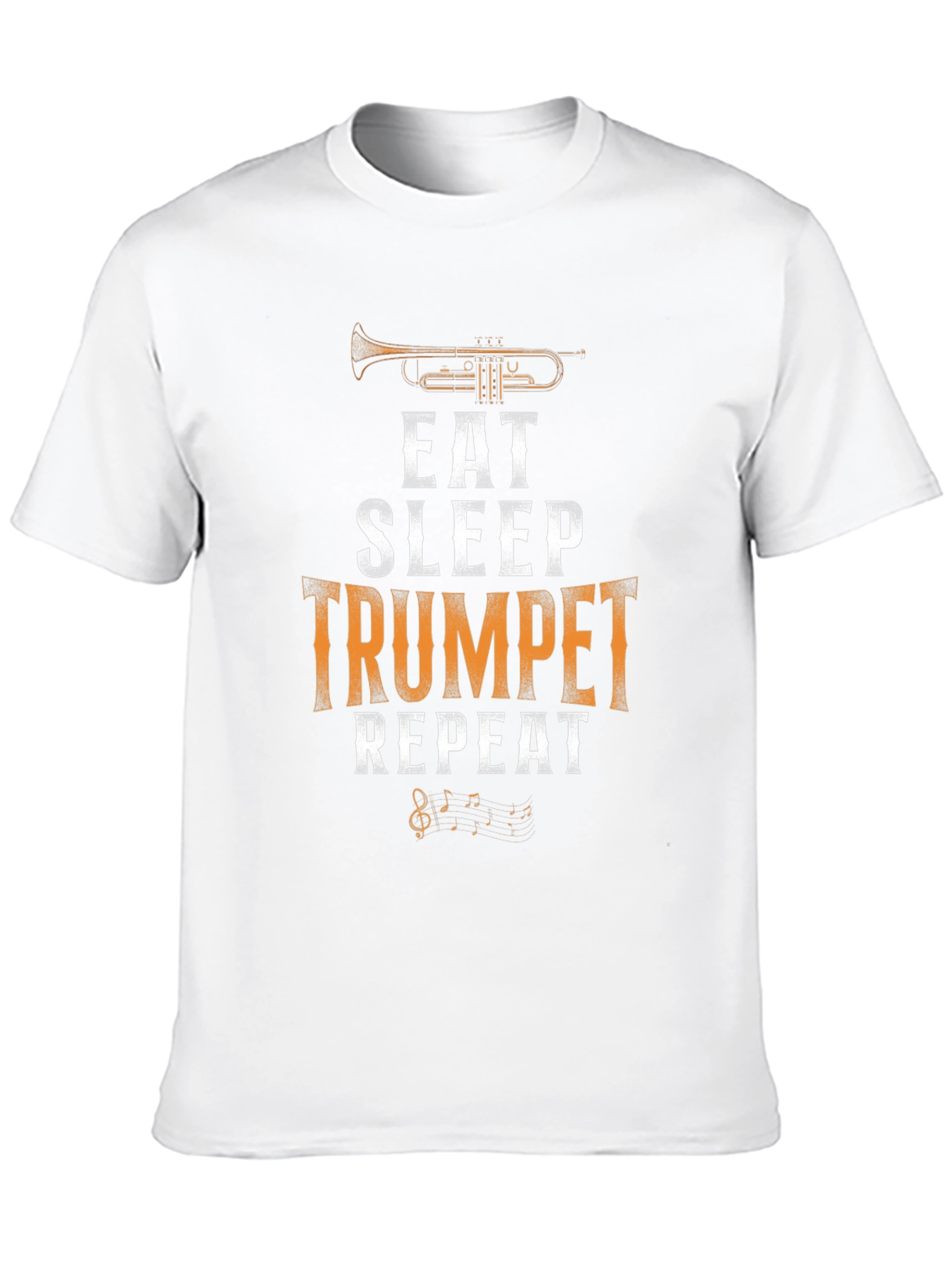 Eat Sleep Trumpet Repeat Graphic Tee