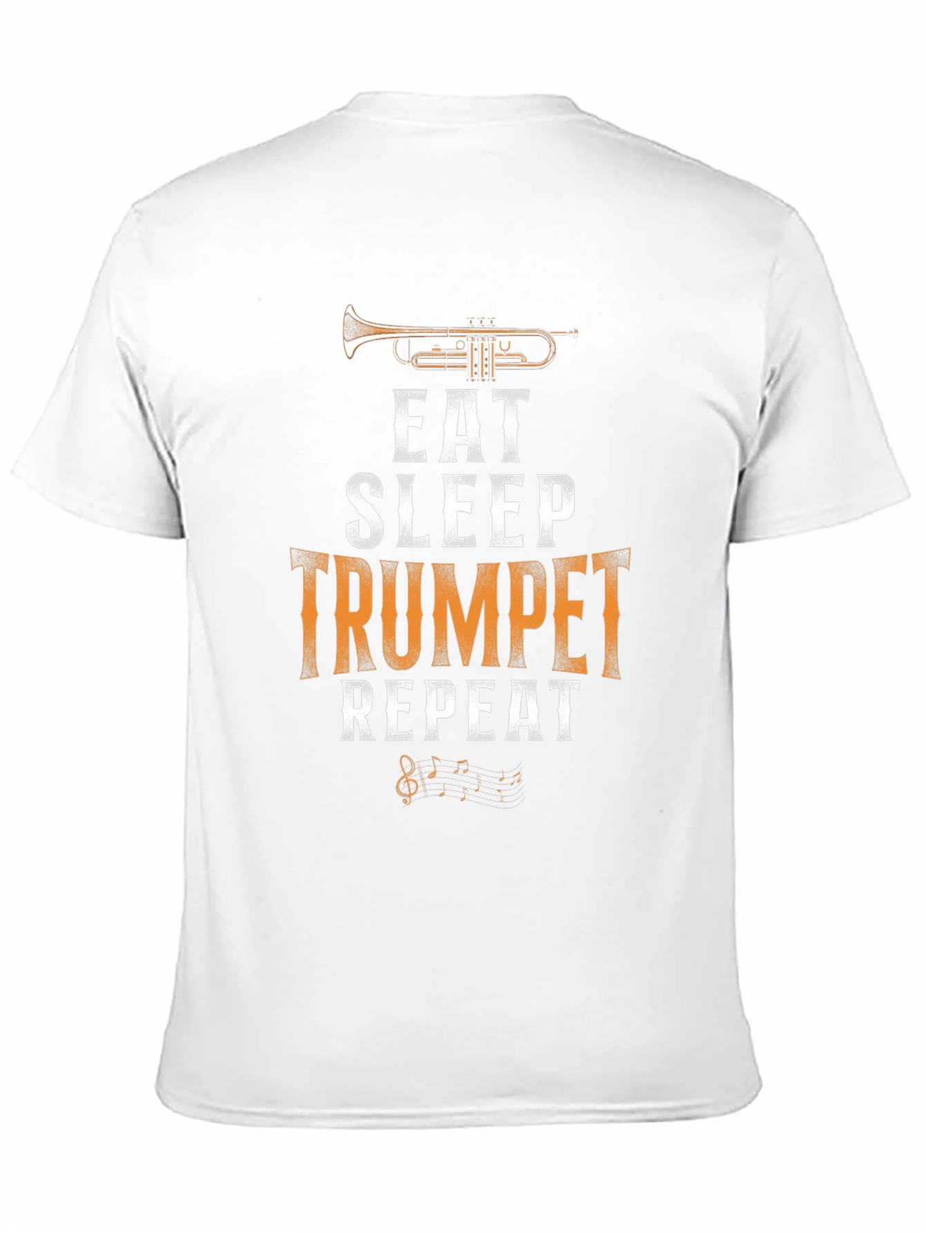 Eat Sleep Trumpet Repeat Graphic Tee
