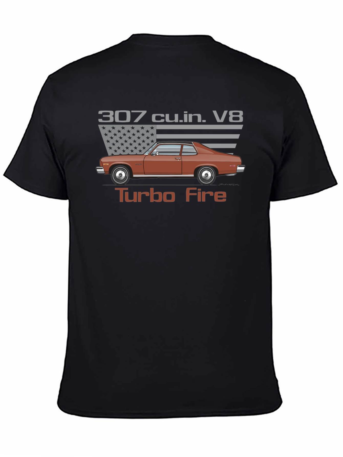 307 Turbo Fire V8 Classic Car T-Shirt