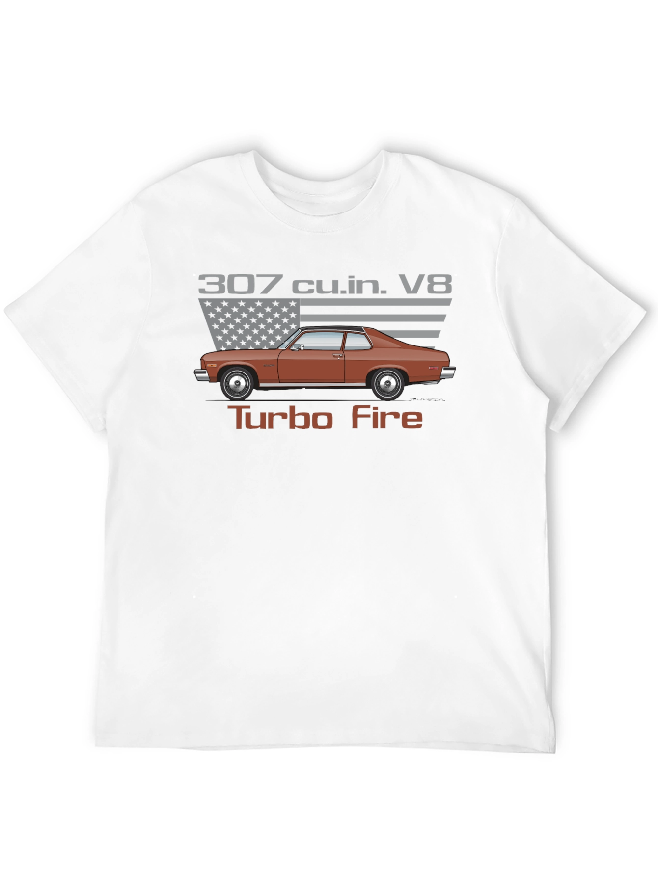 307 Turbo Fire V8 Classic Car T-Shirt