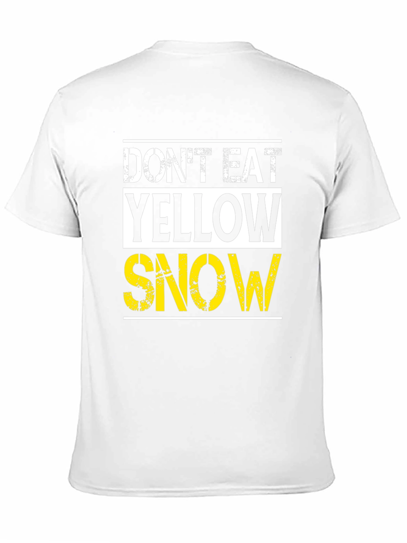 Dont Eat Yellow Snow Graphic Tee - Black