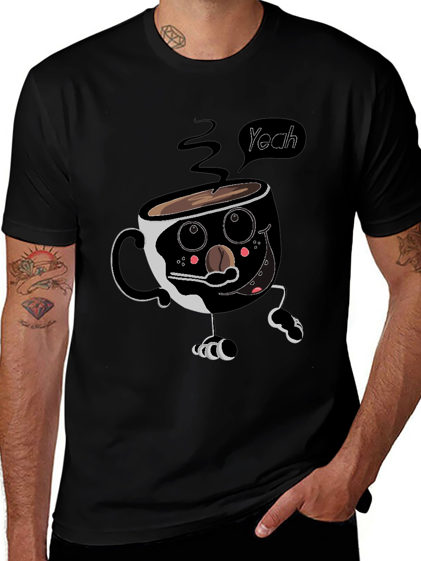 Coffee Character Graphic Tee