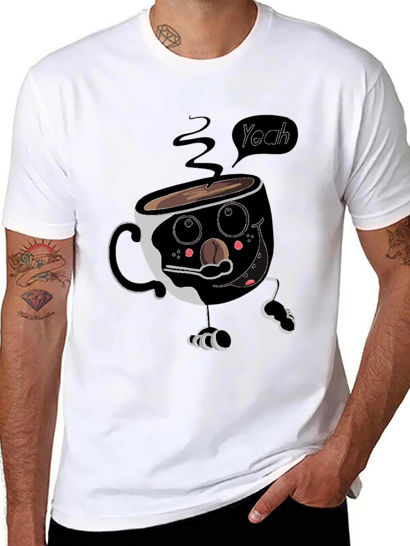 Coffee Character Graphic Tee