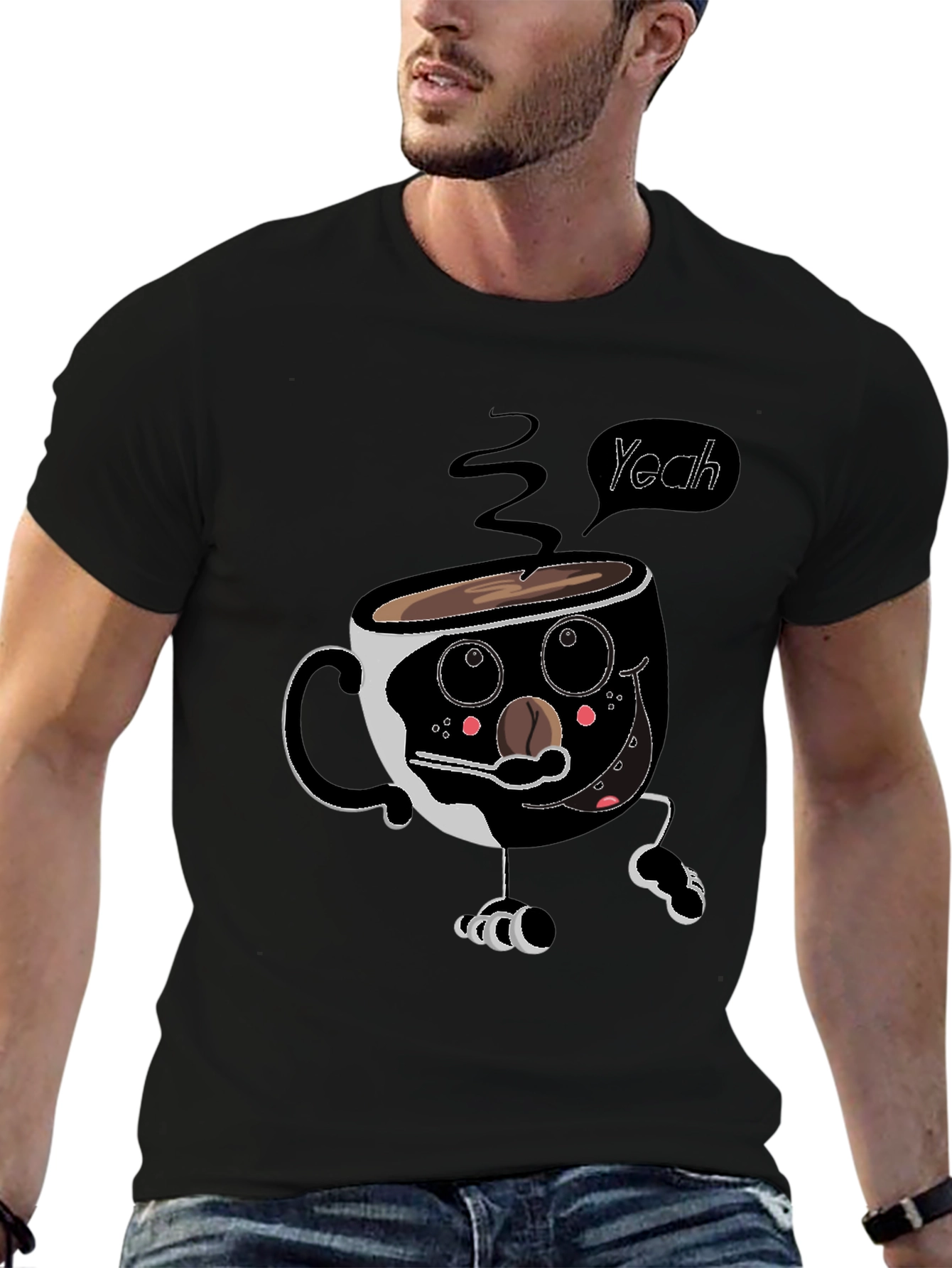 Coffee Character Graphic Tee