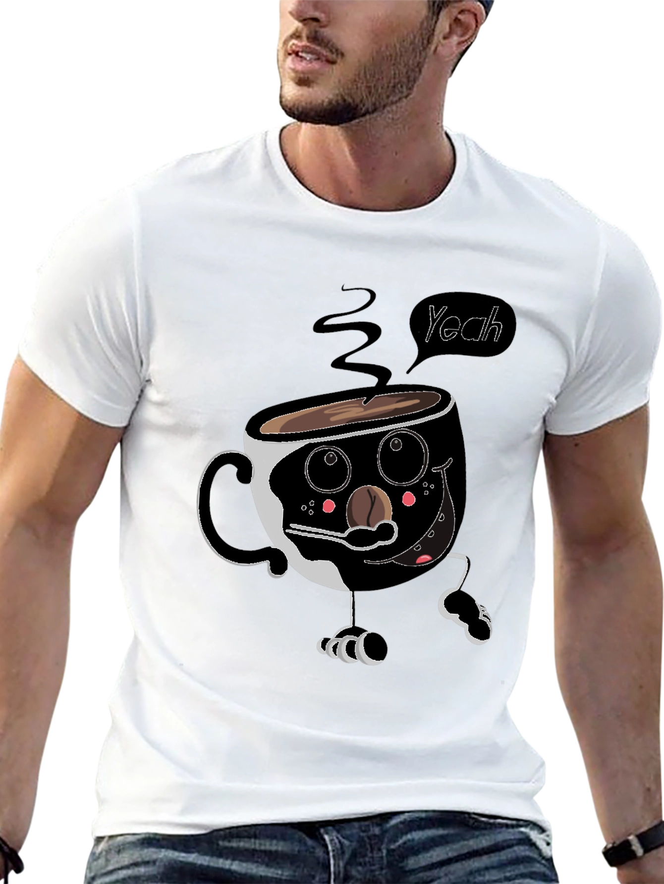 Coffee Character Graphic Tee