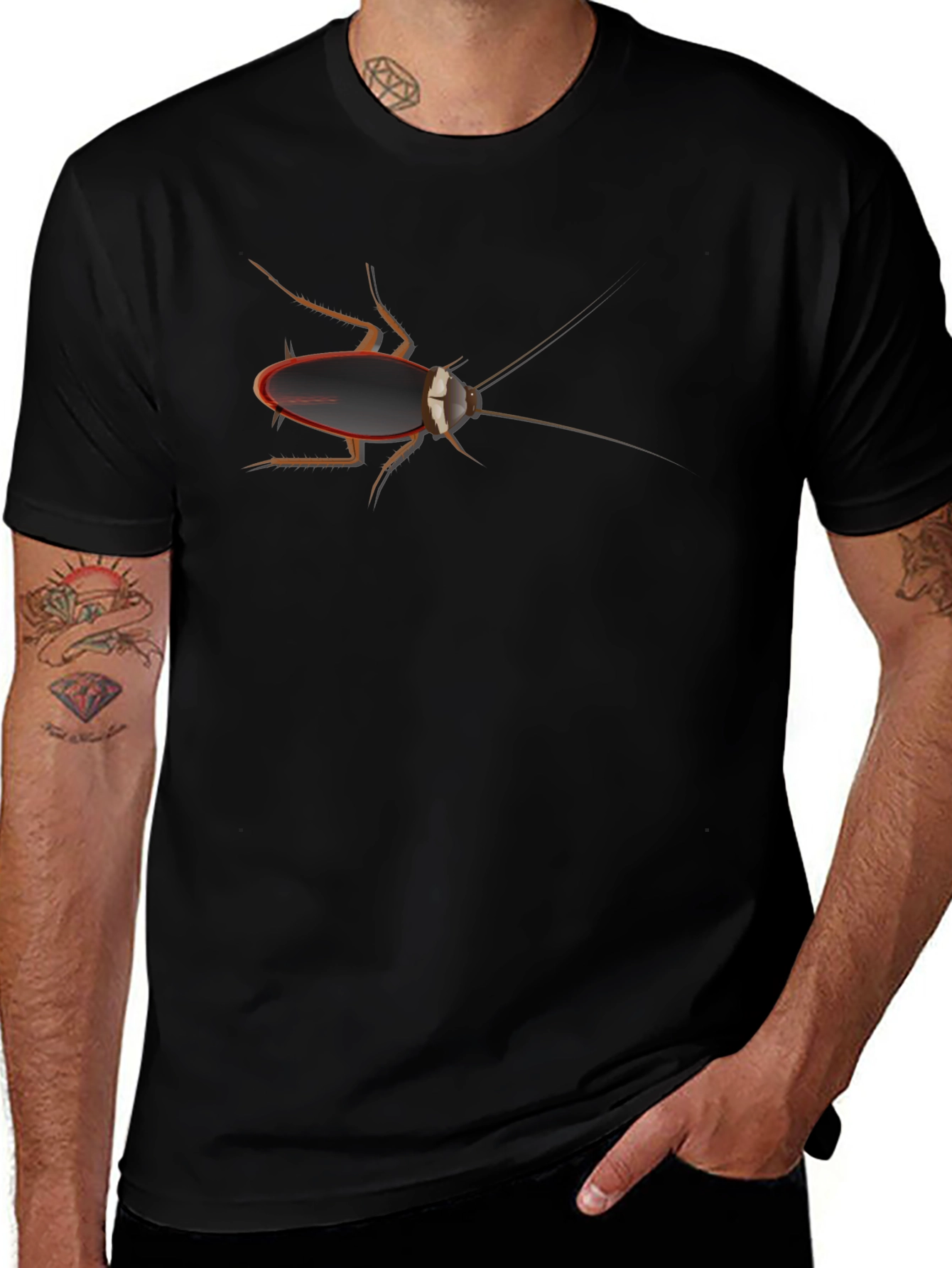 Cockroach T-Shirt - Insect Novelty Tee