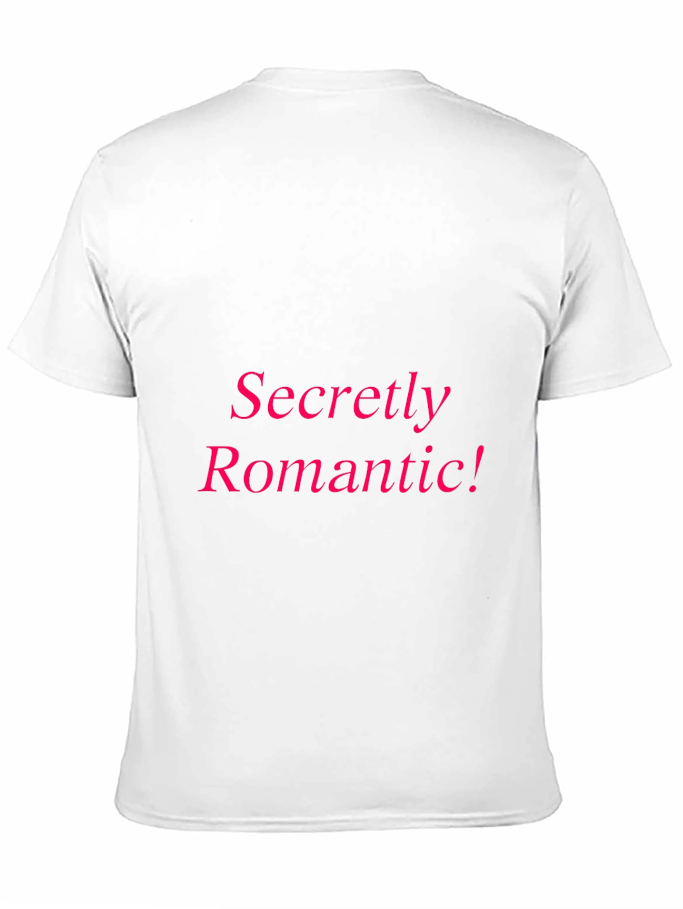 Secretly Romantic Black T-Shirt