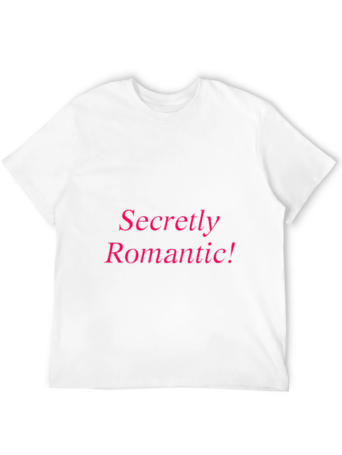 Secretly Romantic Black T-Shirt