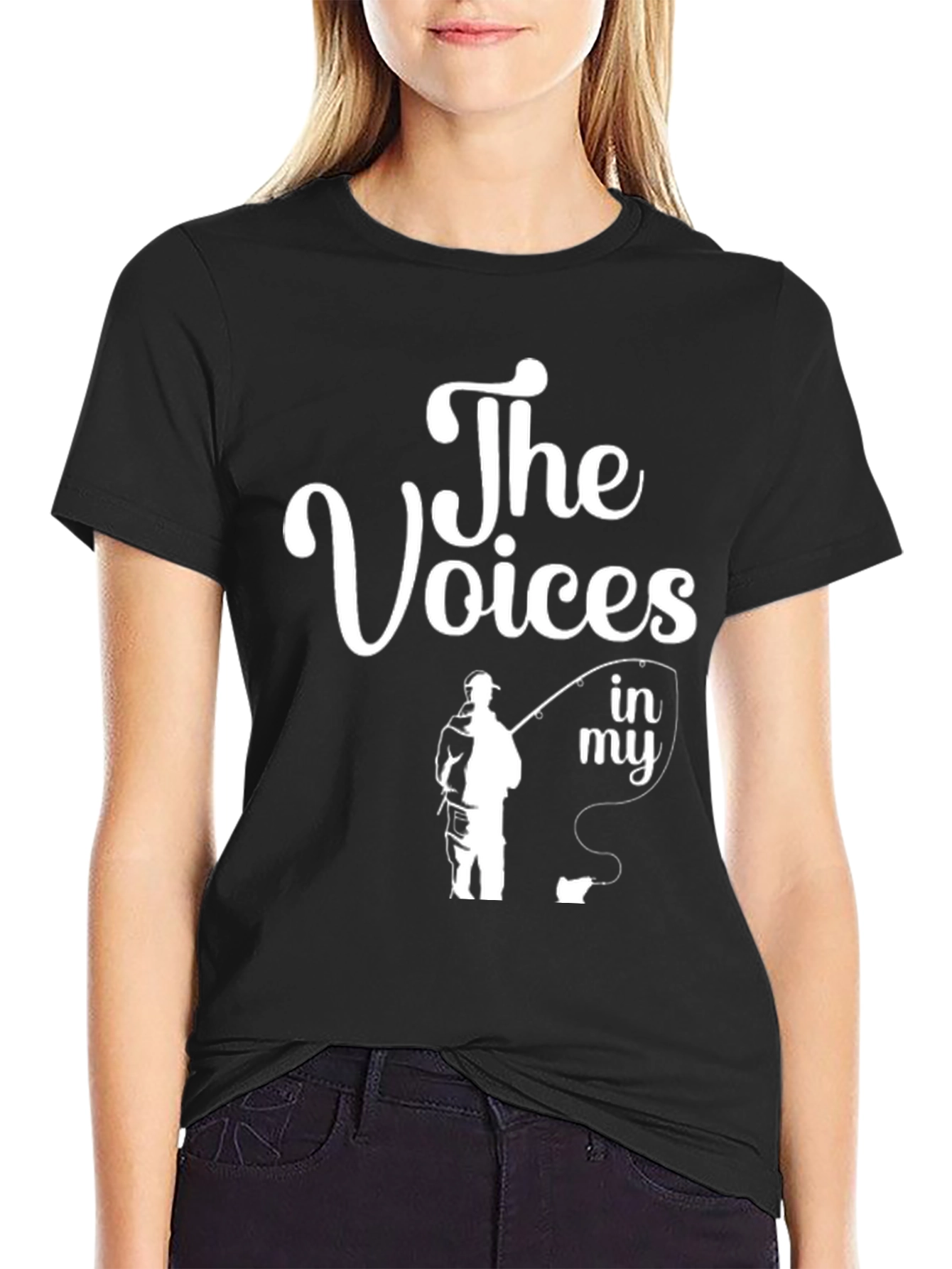 The Voices Fishing T-Shirt - Black
