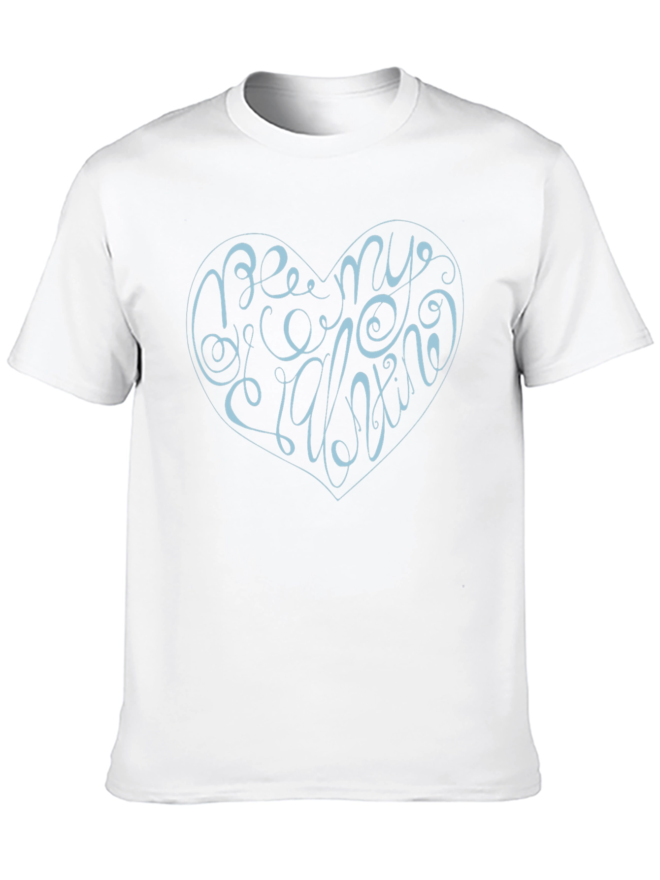 Be My Valentine Graphic T-Shirt - Heart Design