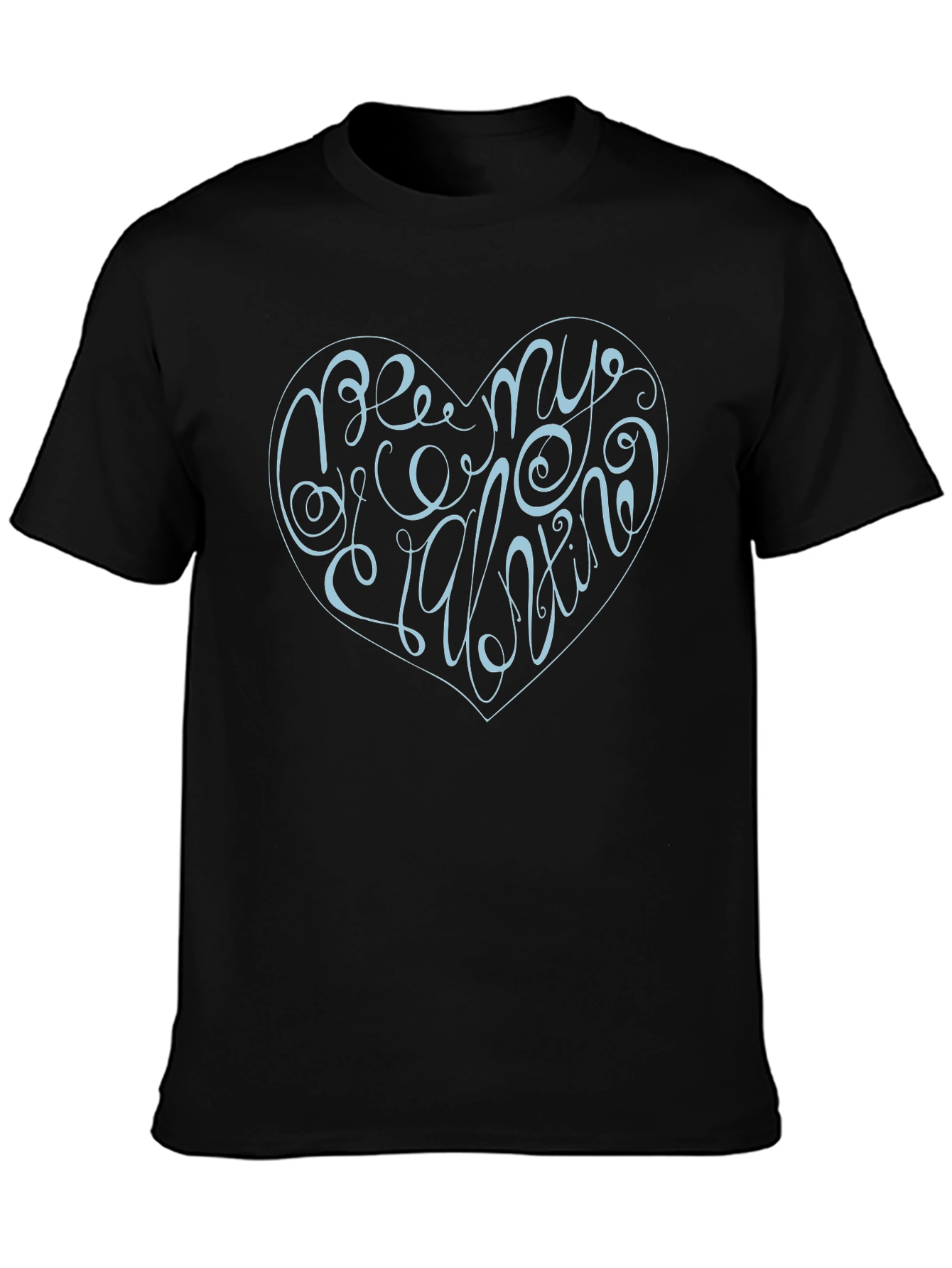 Be My Valentine Graphic T-Shirt - Heart Design