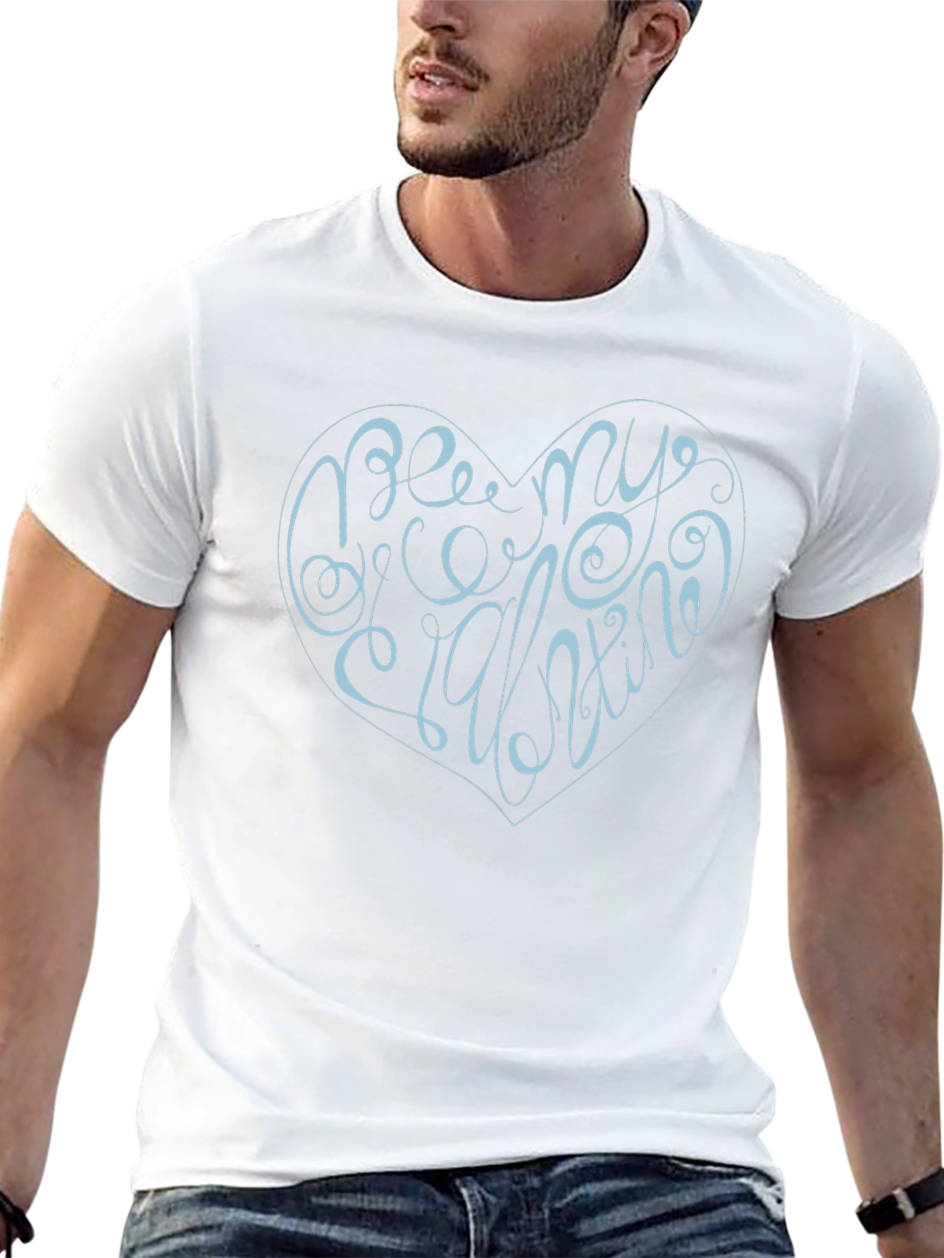 Be My Valentine Graphic T-Shirt - Heart Design