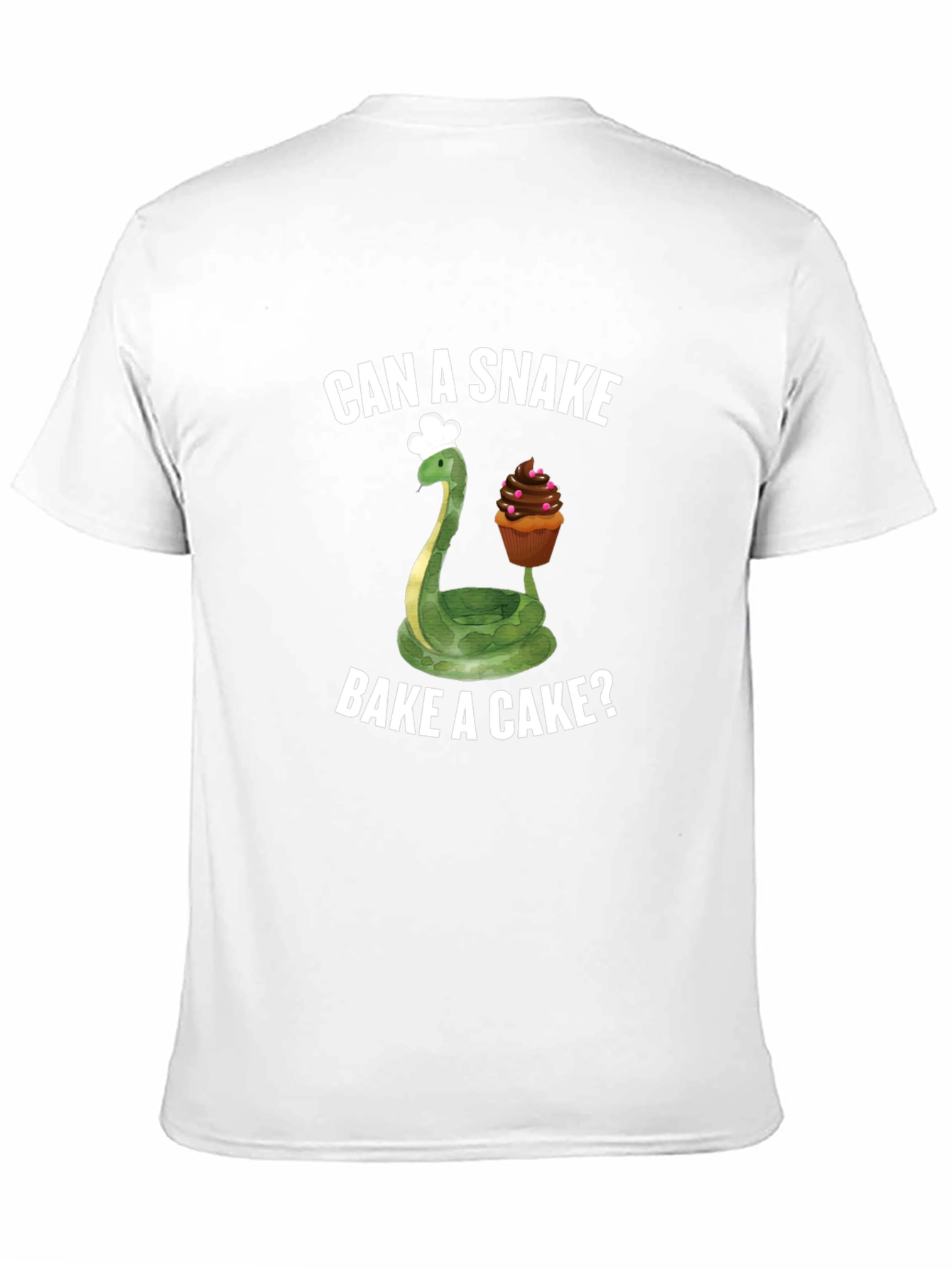 Can A Snake Bake A Cake? Funny T-Shirt
