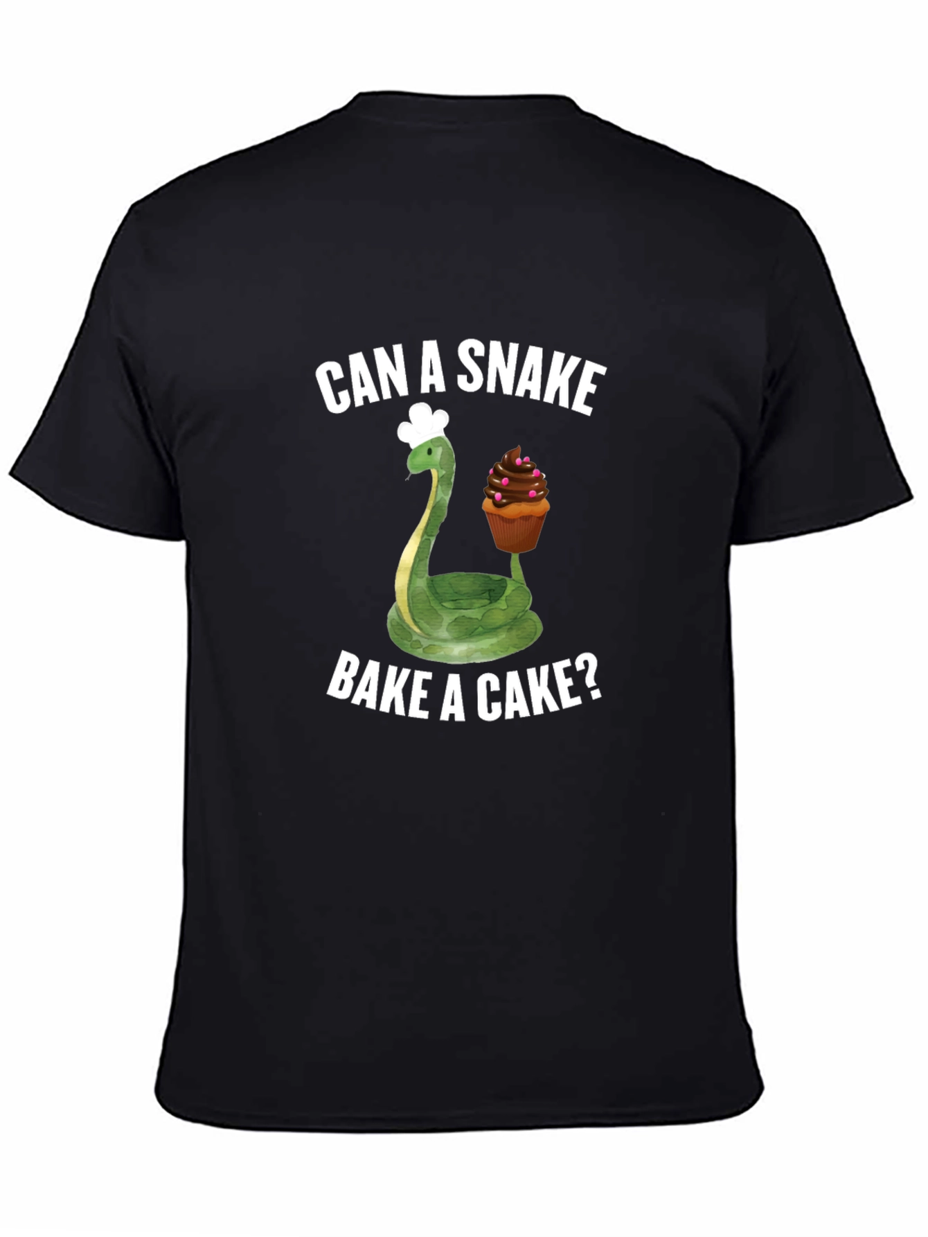 Can A Snake Bake A Cake? Funny T-Shirt