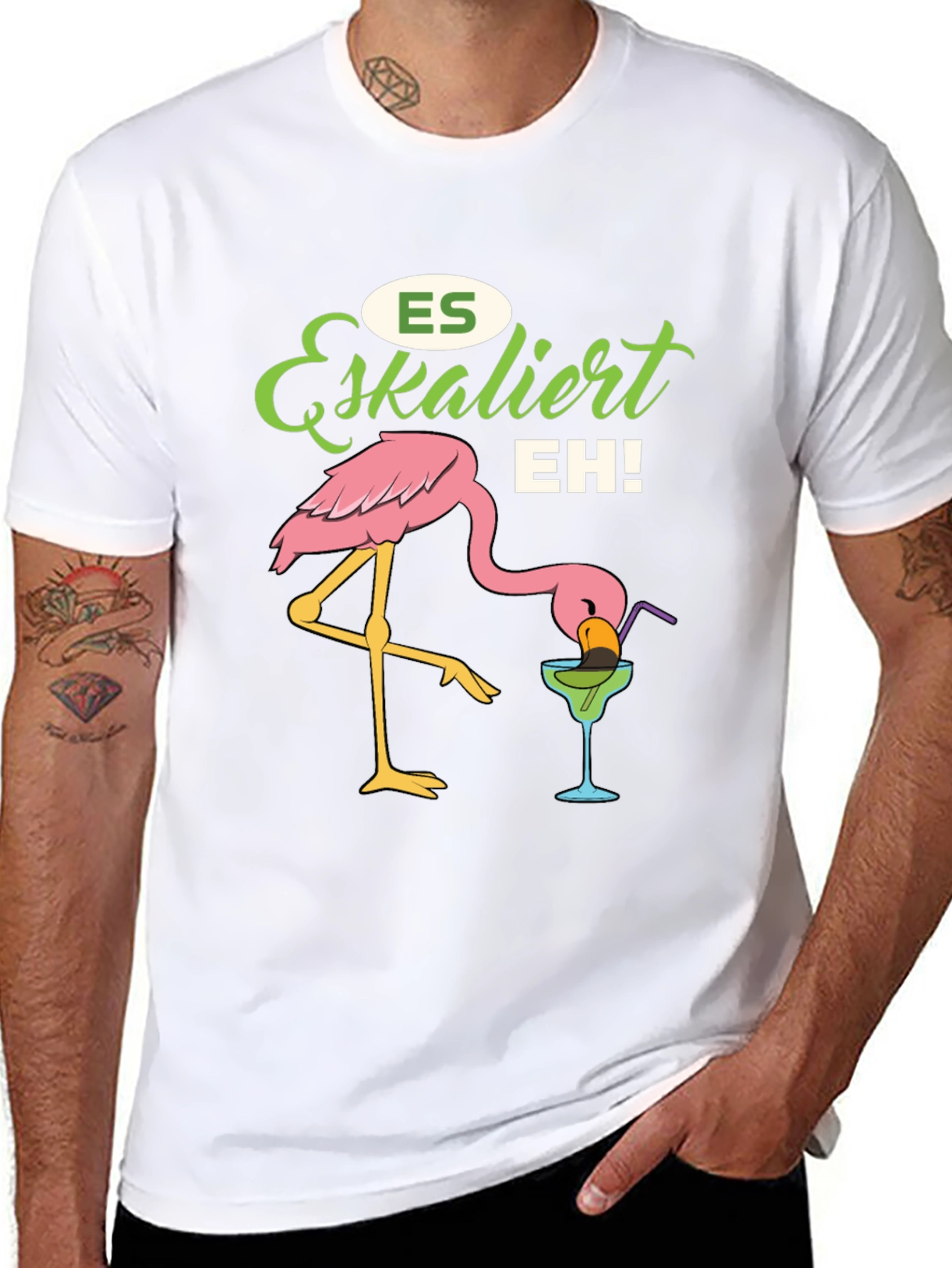 Es Eskaliert EH! Flamingo T-Shirt