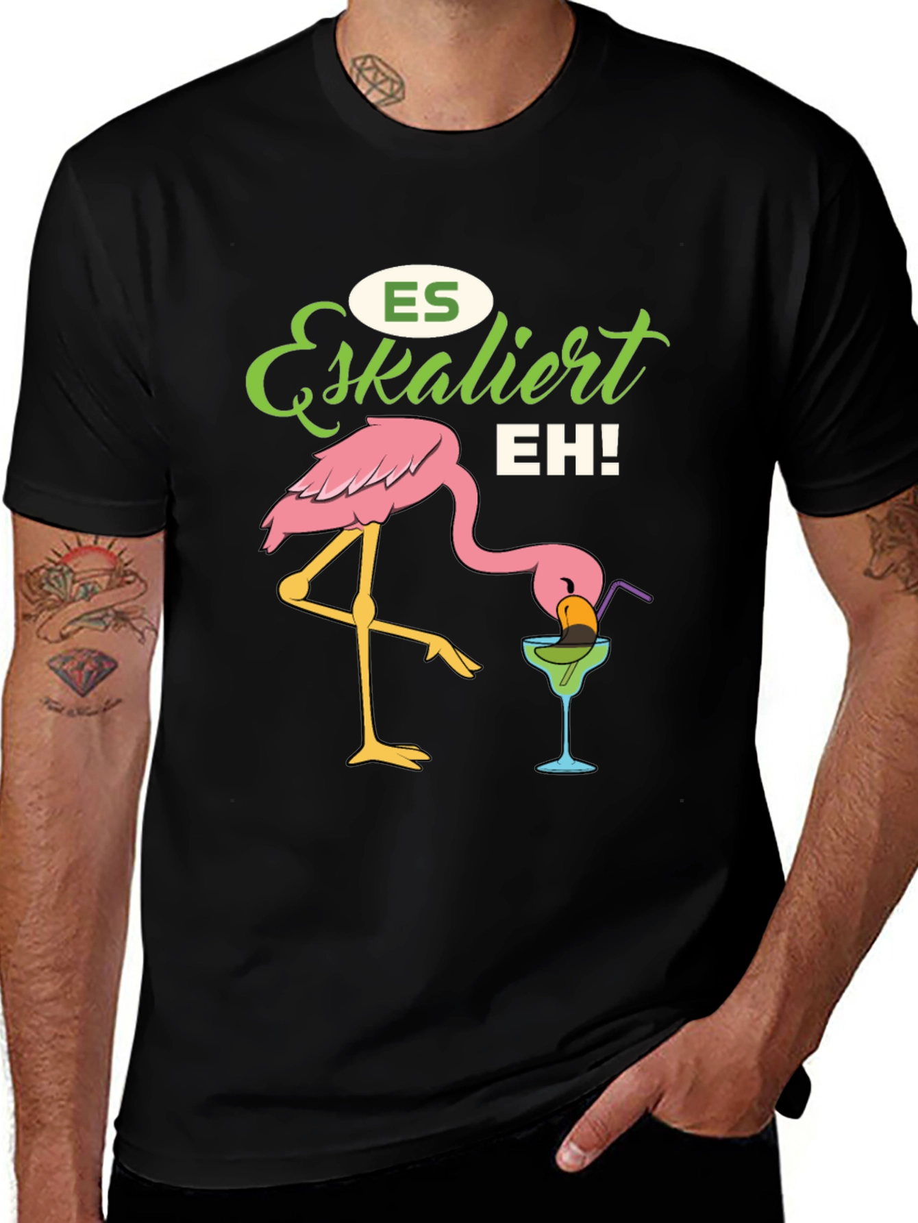 Es Eskaliert EH! Flamingo T-Shirt
