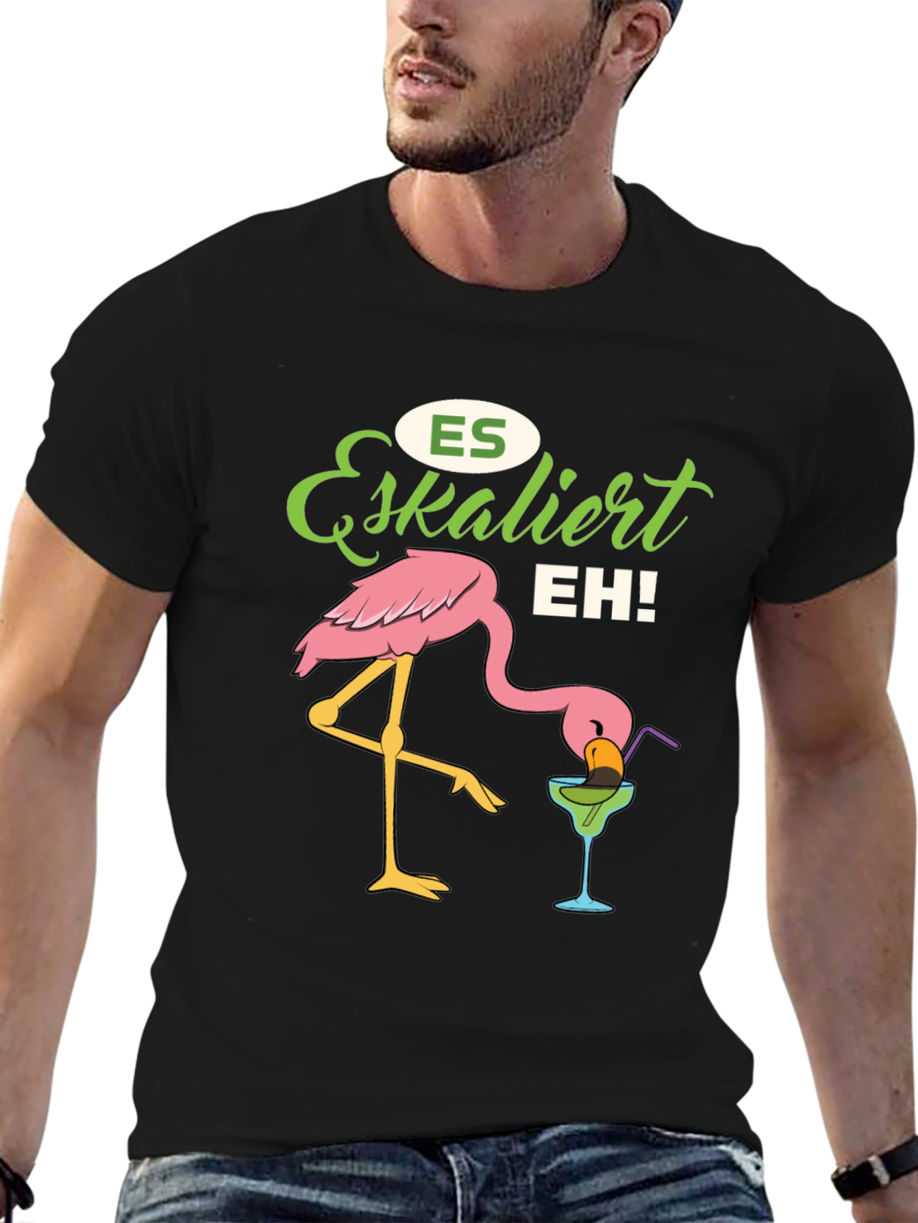 Es Eskaliert EH! Flamingo T-Shirt