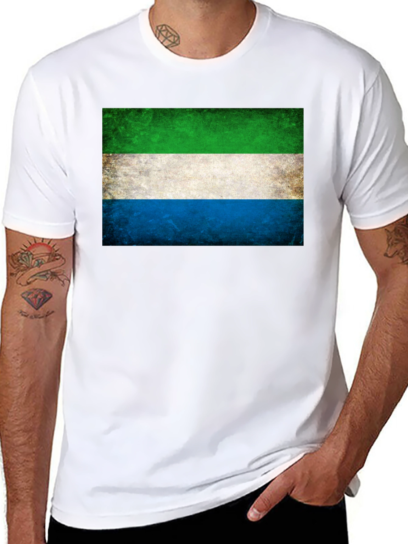 Sierra Leone Flag T-Shirt