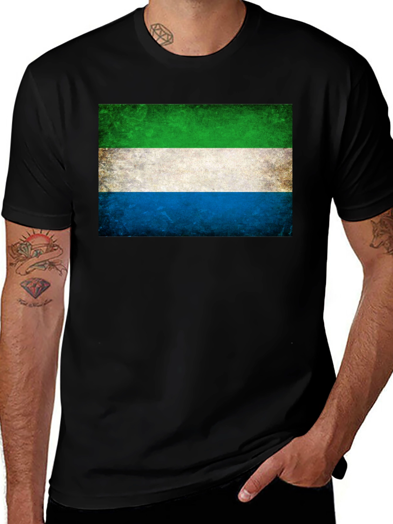 Sierra Leone Flag T-Shirt