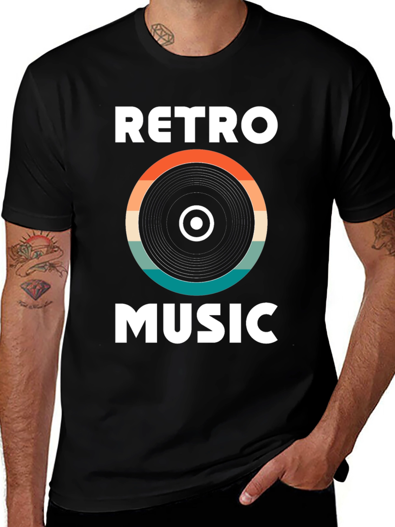 Retro Music Graphic T-Shirt