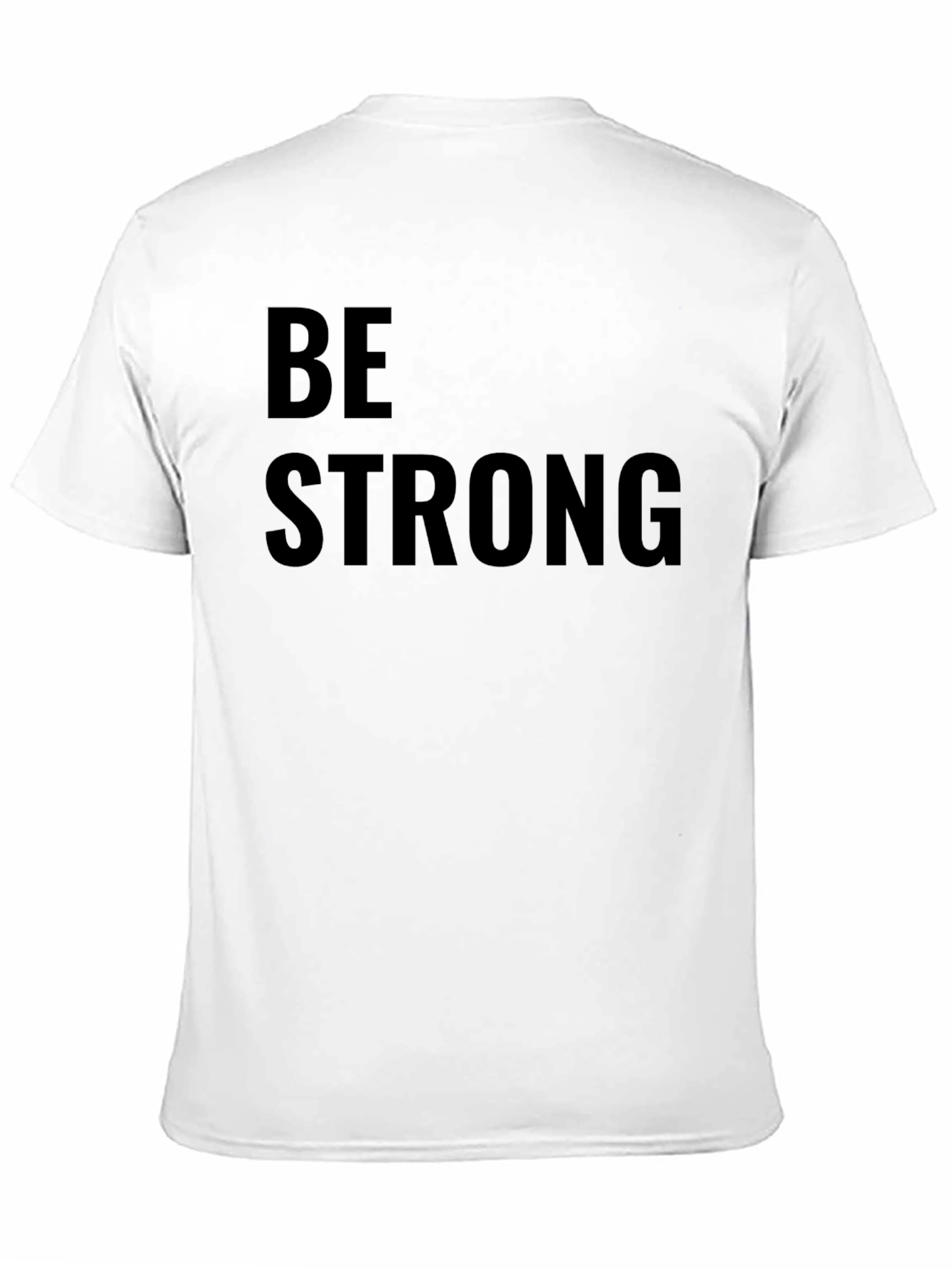 Be Strong Black Graphic Tee