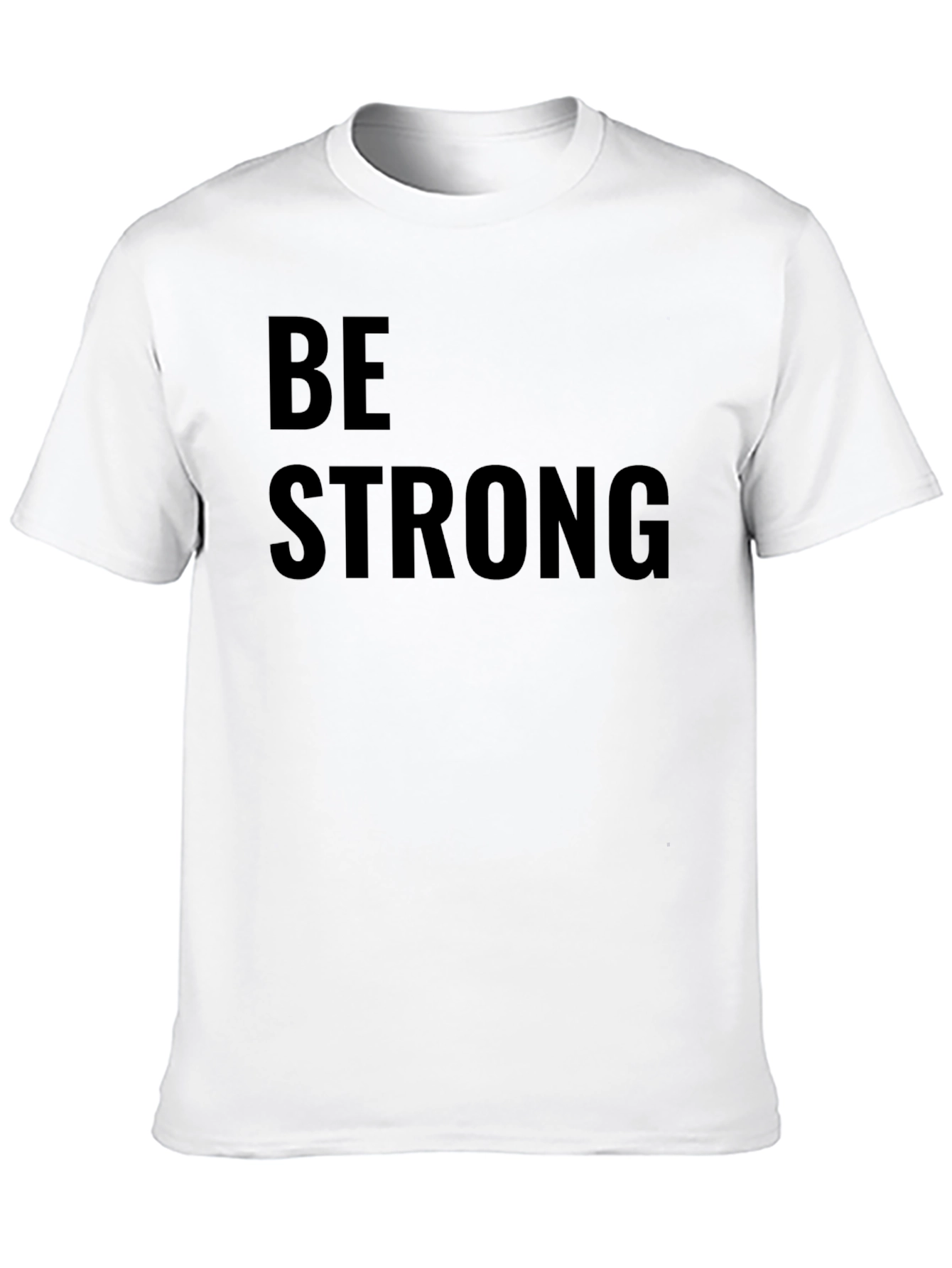 Be Strong Black Graphic Tee