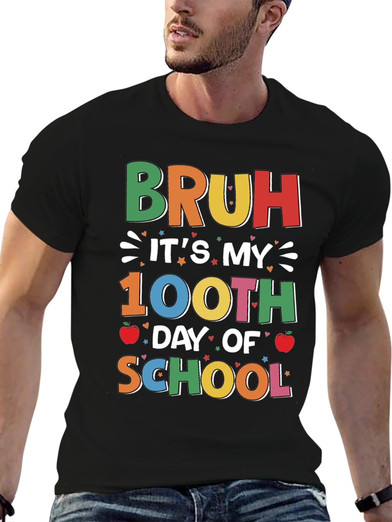 Bruh Its My 100th Day of School T-Shirt
