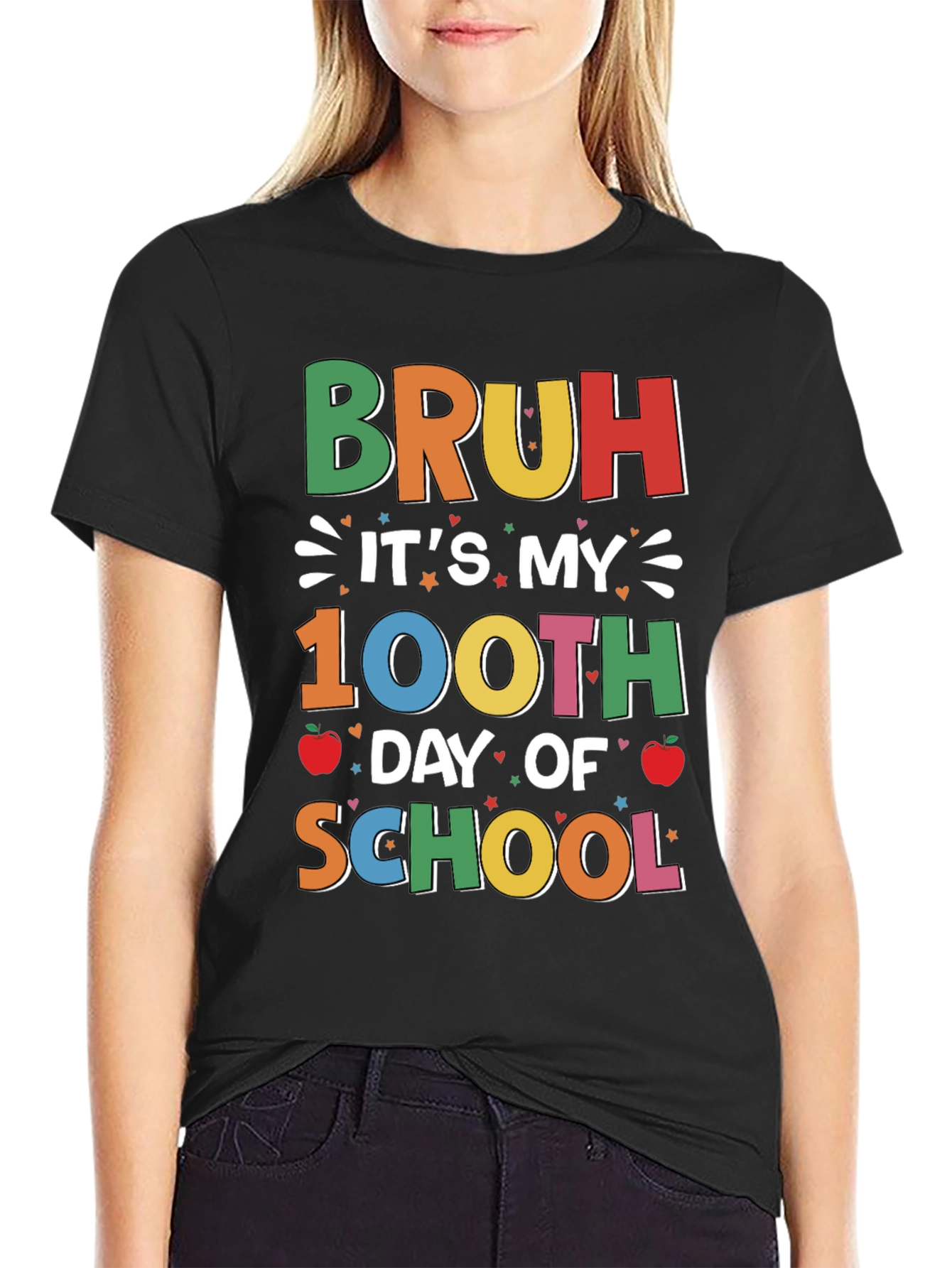 Bruh Its My 100th Day of School T-Shirt