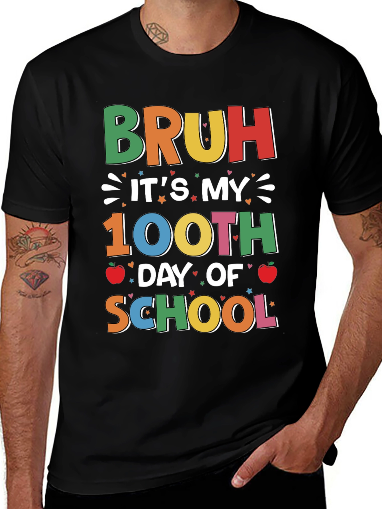 Bruh Its My 100th Day of School T-Shirt