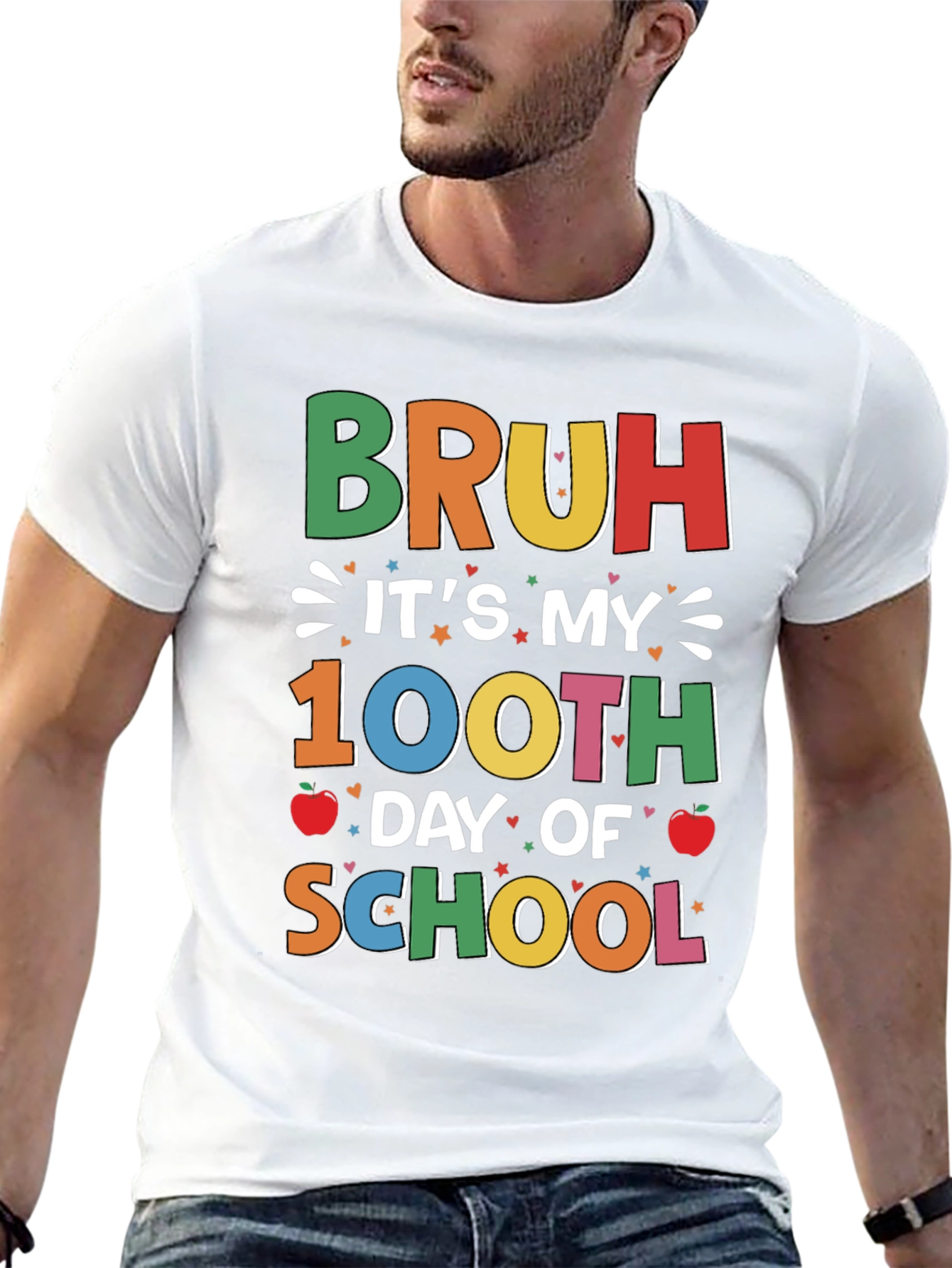 Bruh Its My 100th Day of School T-Shirt