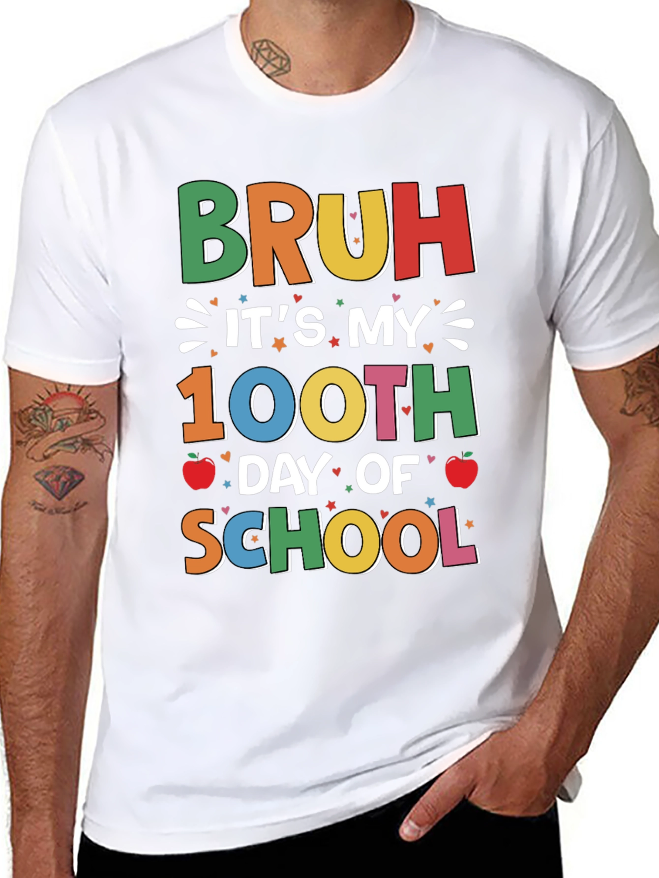 Bruh Its My 100th Day of School T-Shirt
