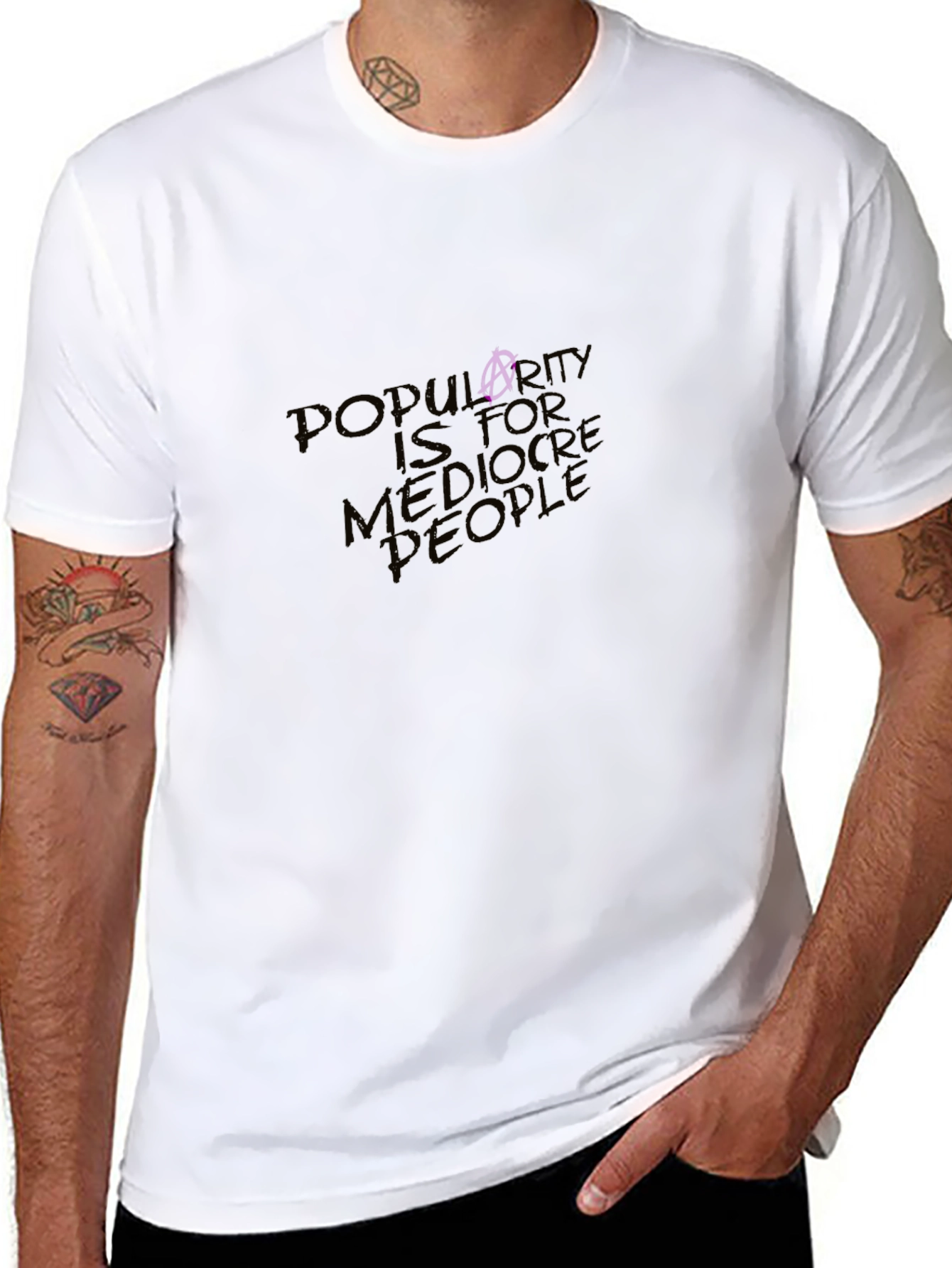 Popularity is for Mediocre People Graphic Tee