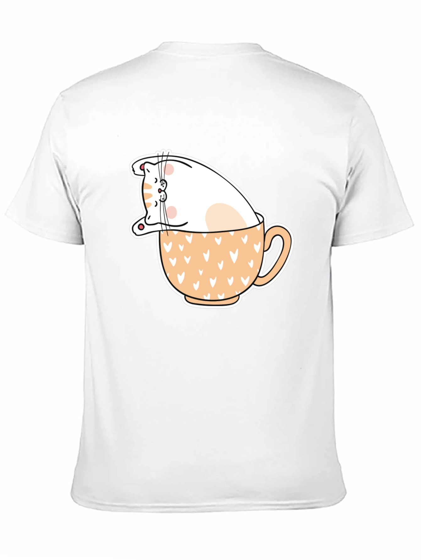 Cat in Cup T-Shirt - Cute Animal Graphic Tee