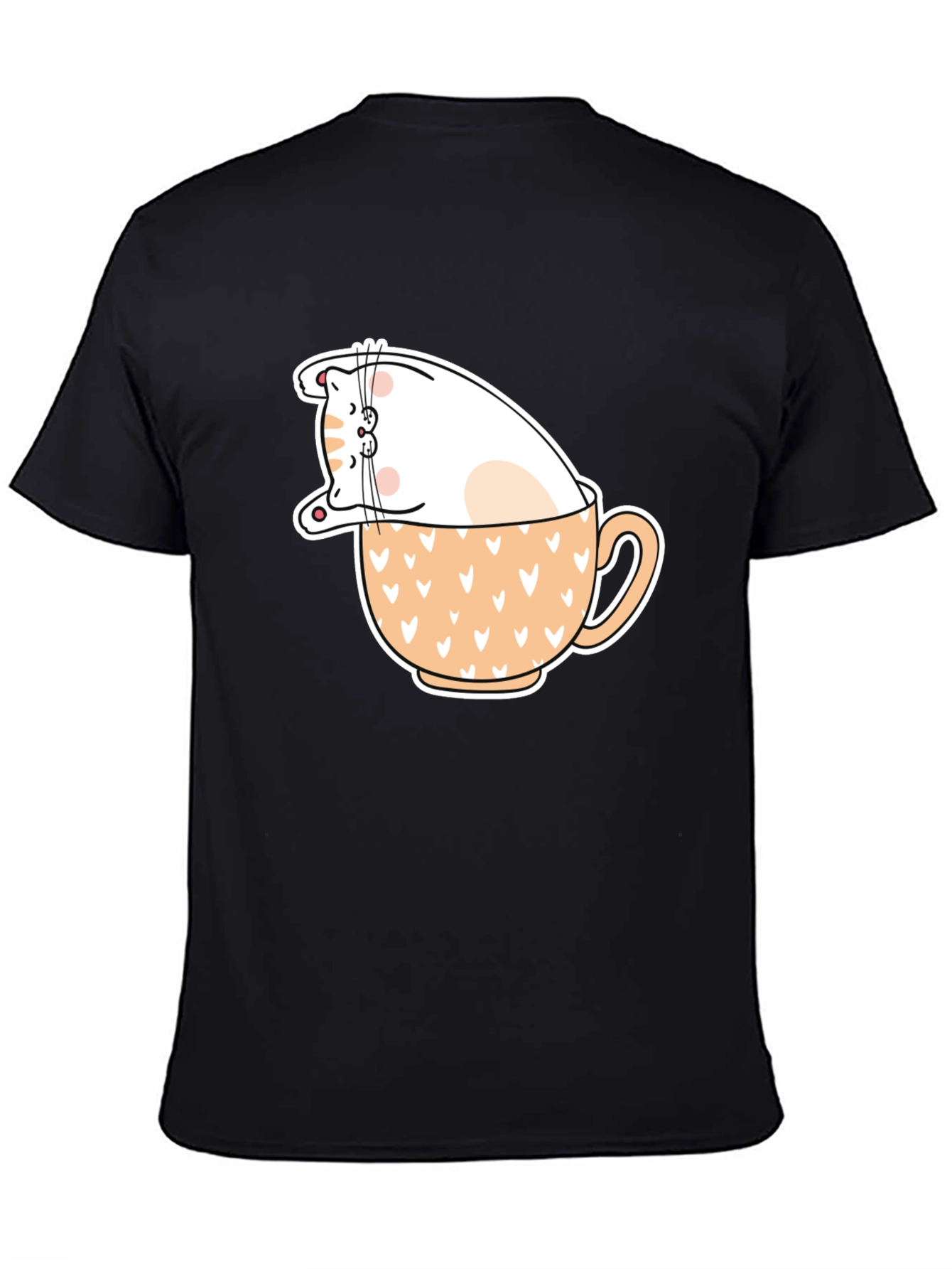 Cat in Cup T-Shirt - Cute Animal Graphic Tee