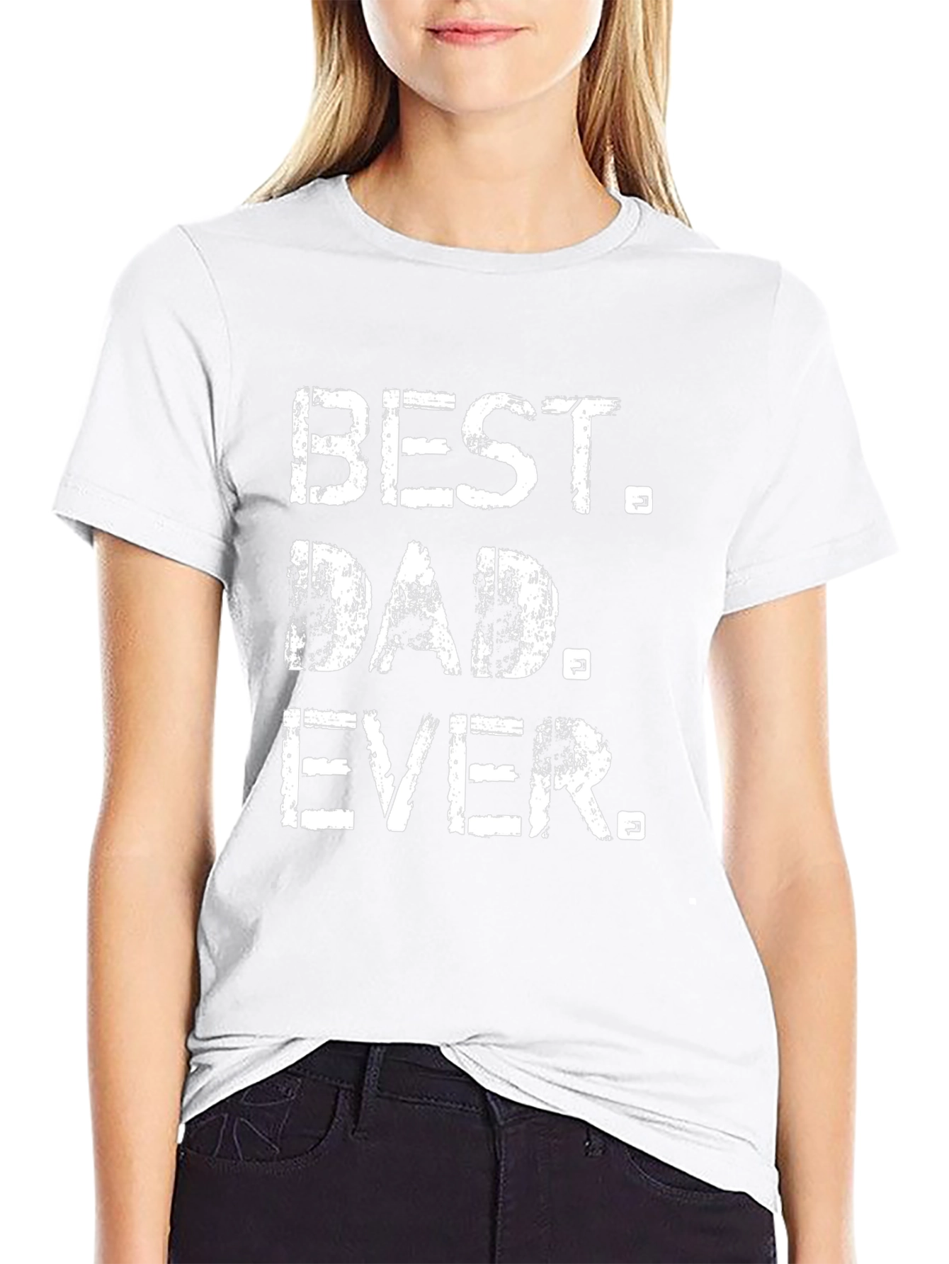 Best Dad Ever Black Graphic T-Shirt